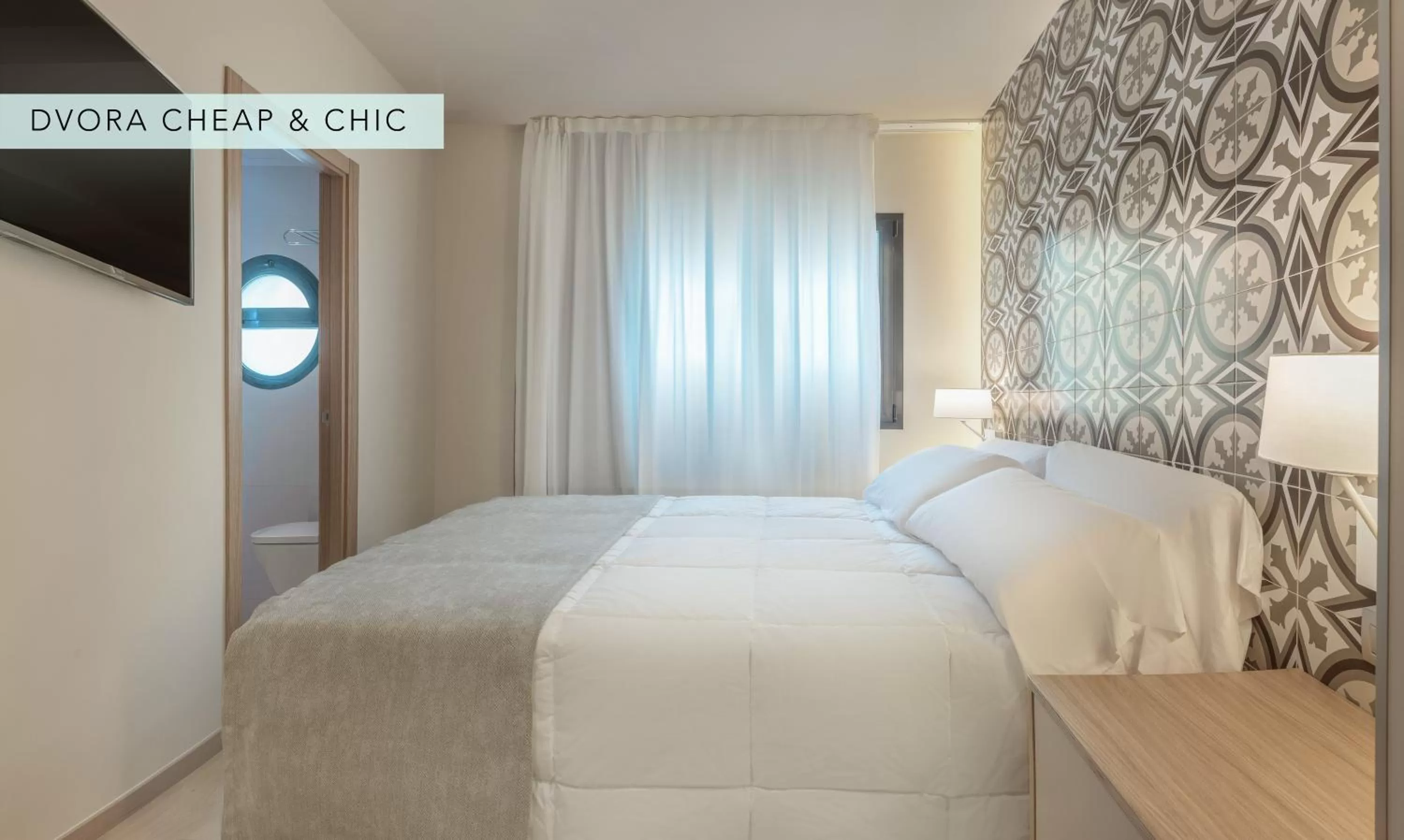 Bed in Gastrohotel Boutique RH Canfali