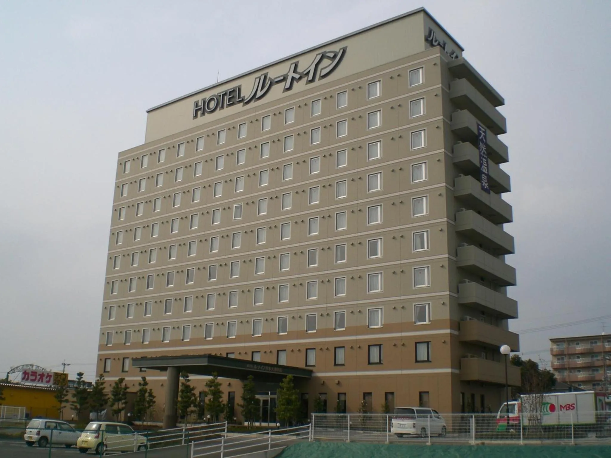 Facade/entrance in Hotel Route-Inn Aso Kumamoto Airport Ekimae