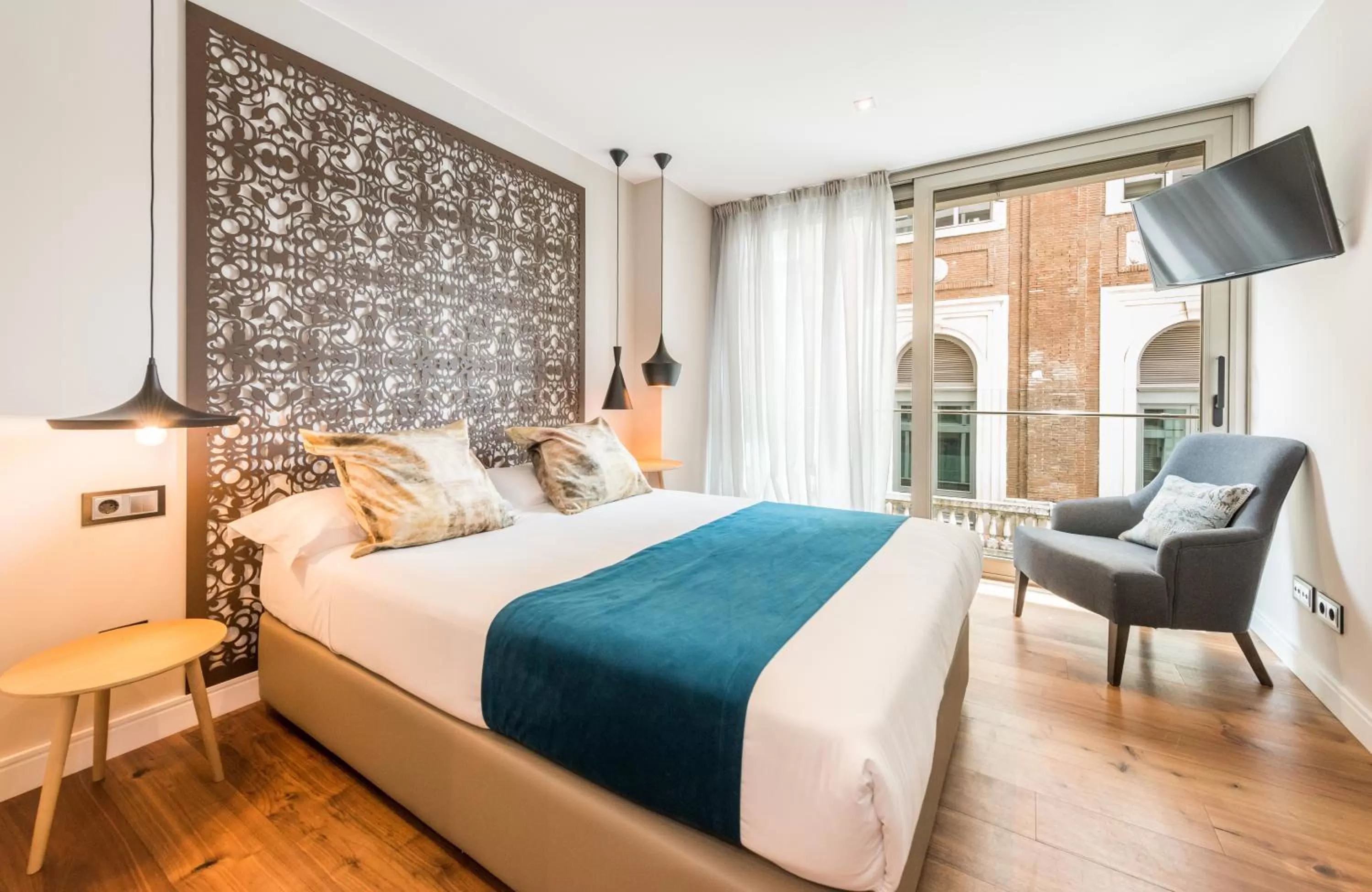 Bedroom, Bed in Gran View Apartments