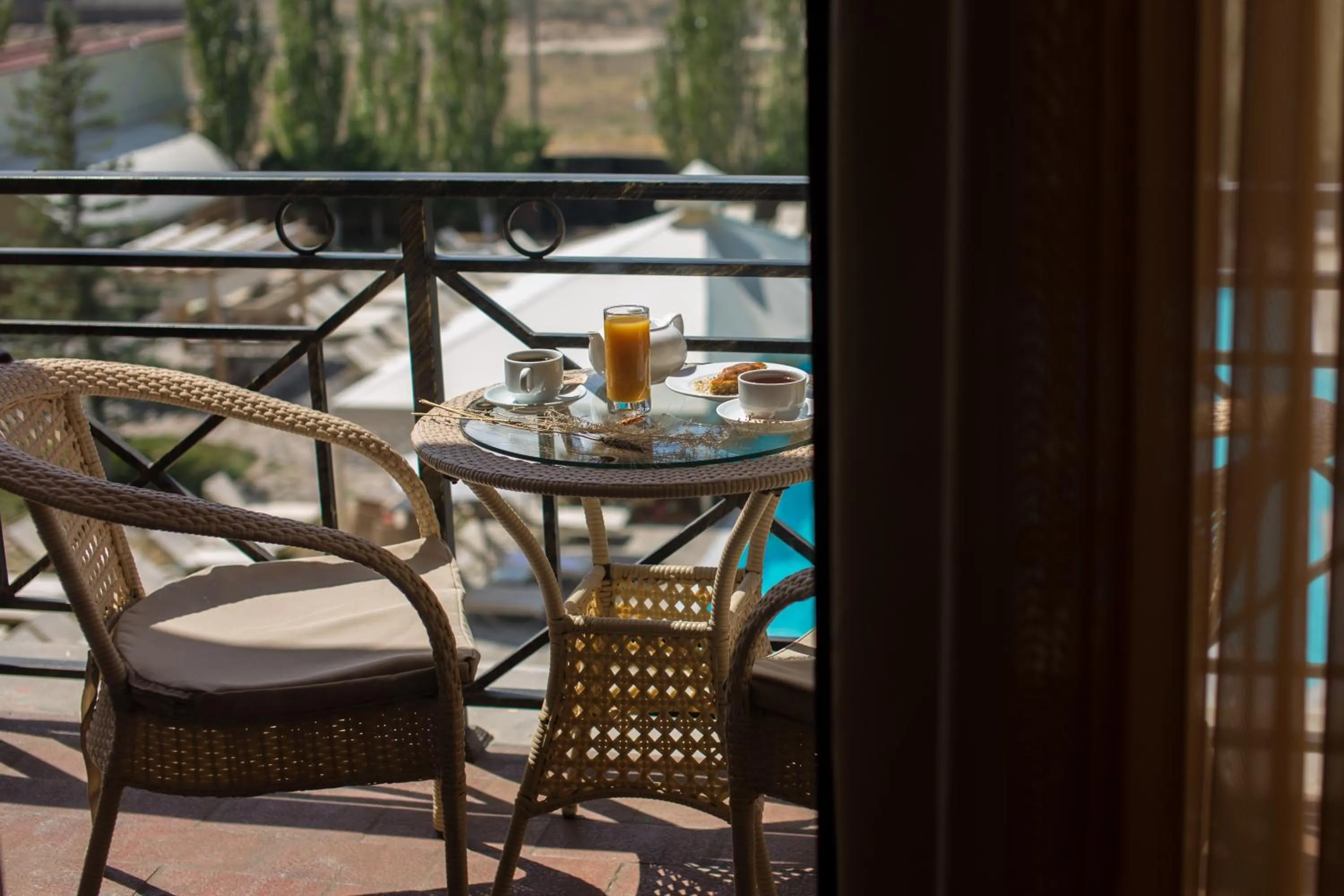 Balcony/Terrace in Caucasus Hotel