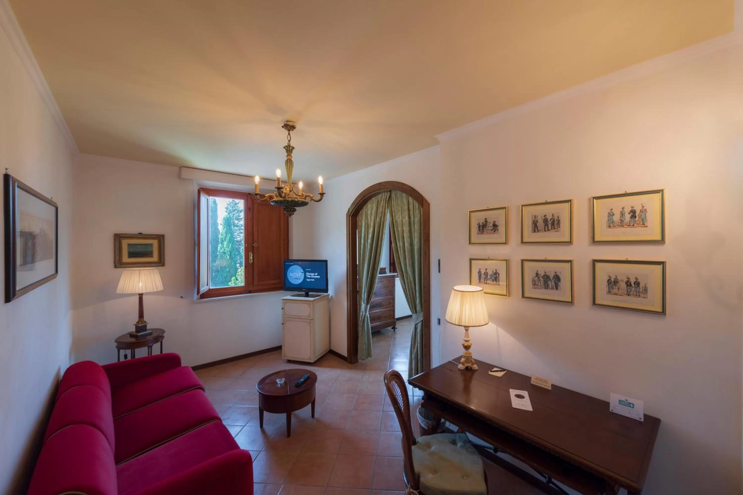 Living room in Villa Scacciapensieri Boutique Hotel