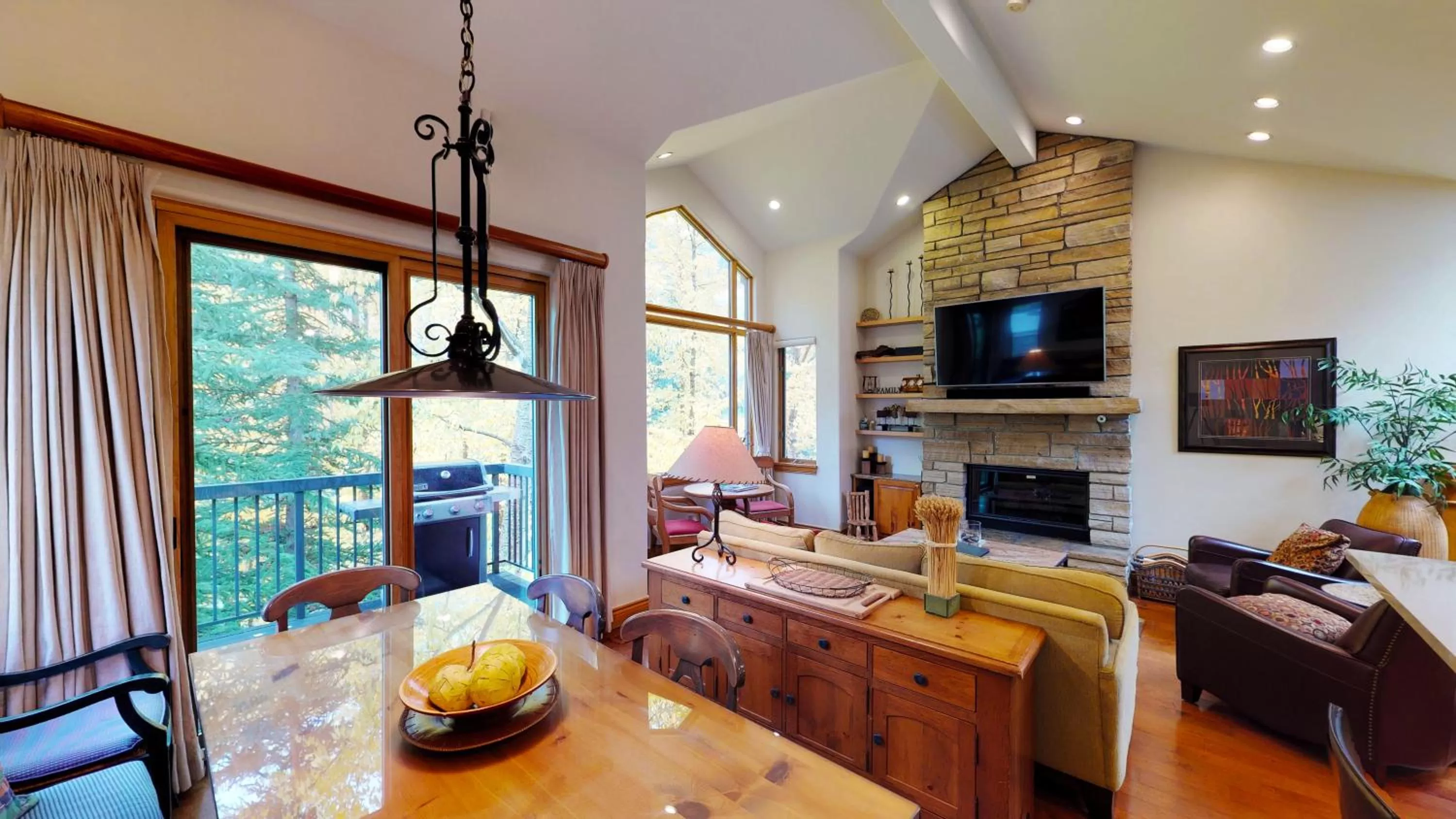 Living room in Vail Residences at Cascade Village, a Destination by Hyatt Residence