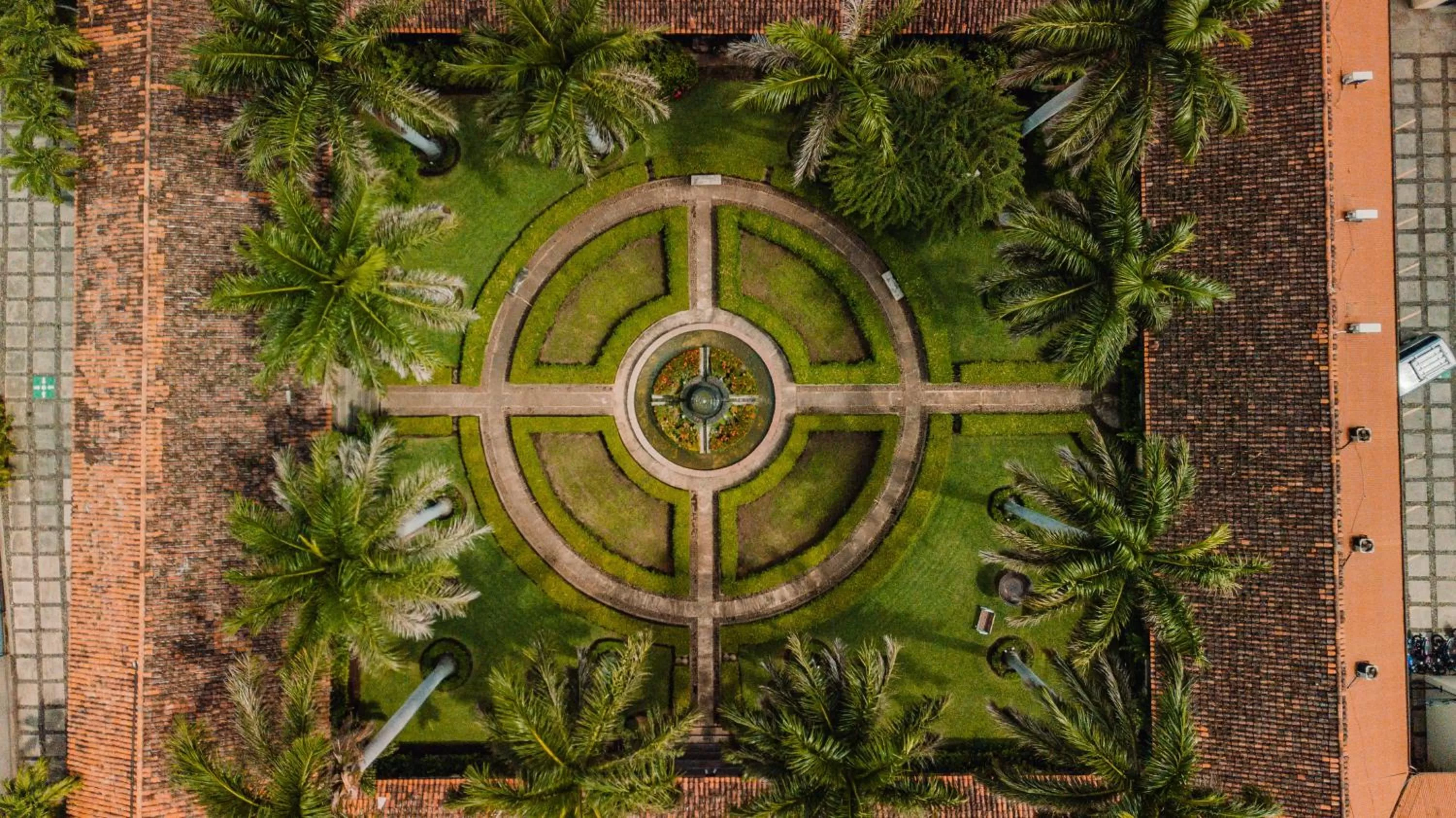 Garden in Hotel El Convento Leon Nicaragua