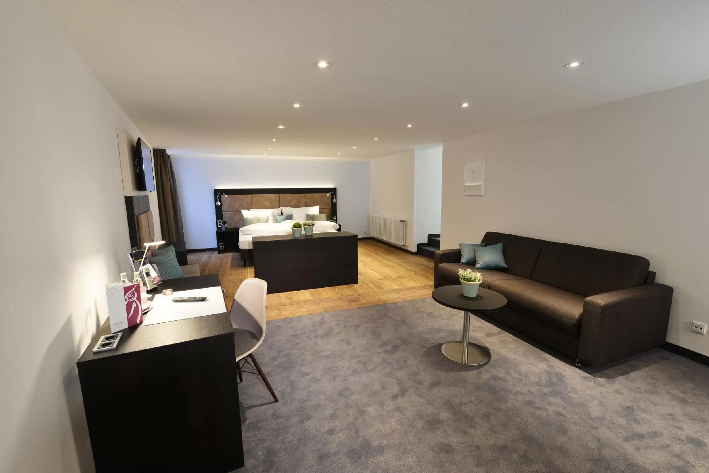 Decorative detail, Bed in UHU Gästehaus Superior