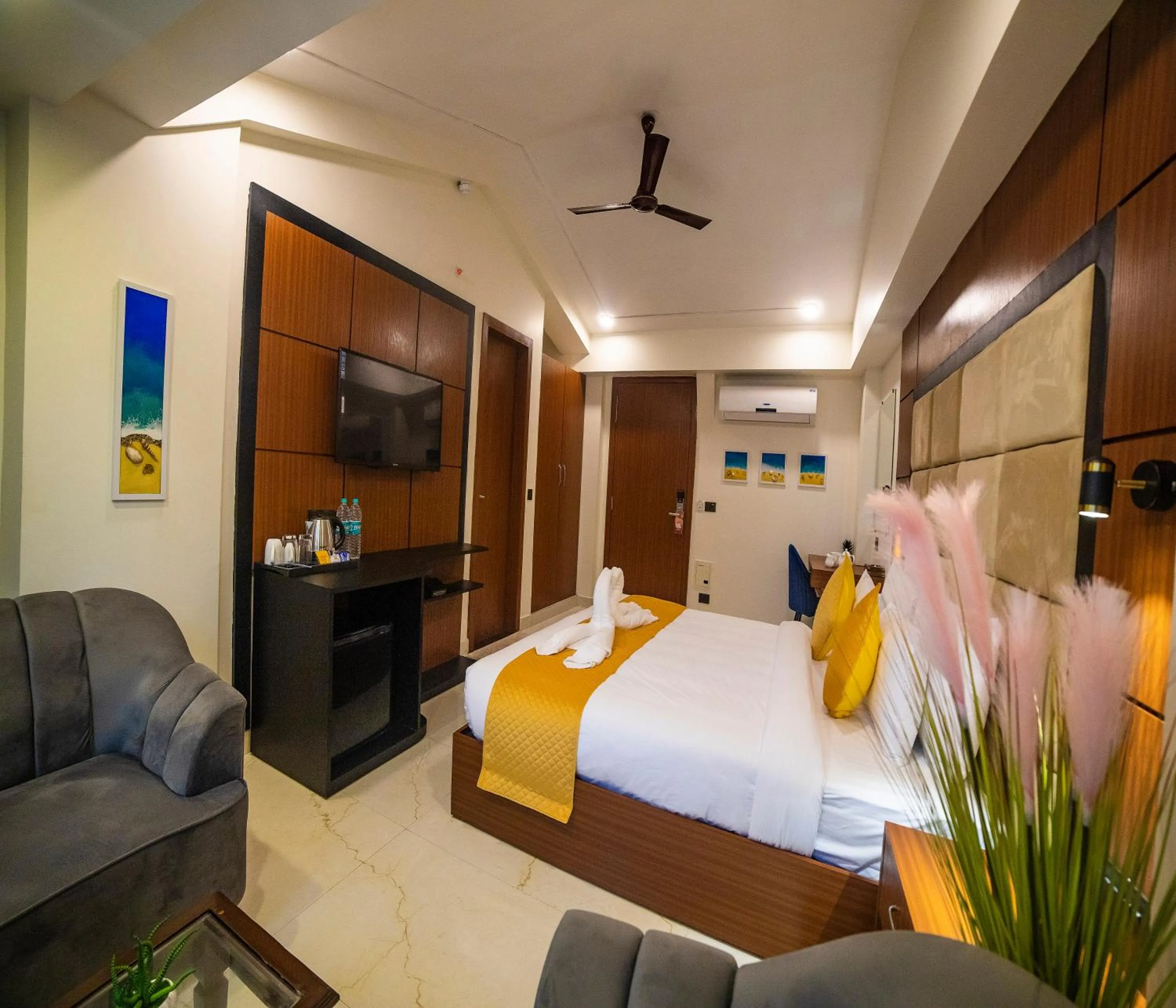 Bed in HUE GUH The Porto Candolim
