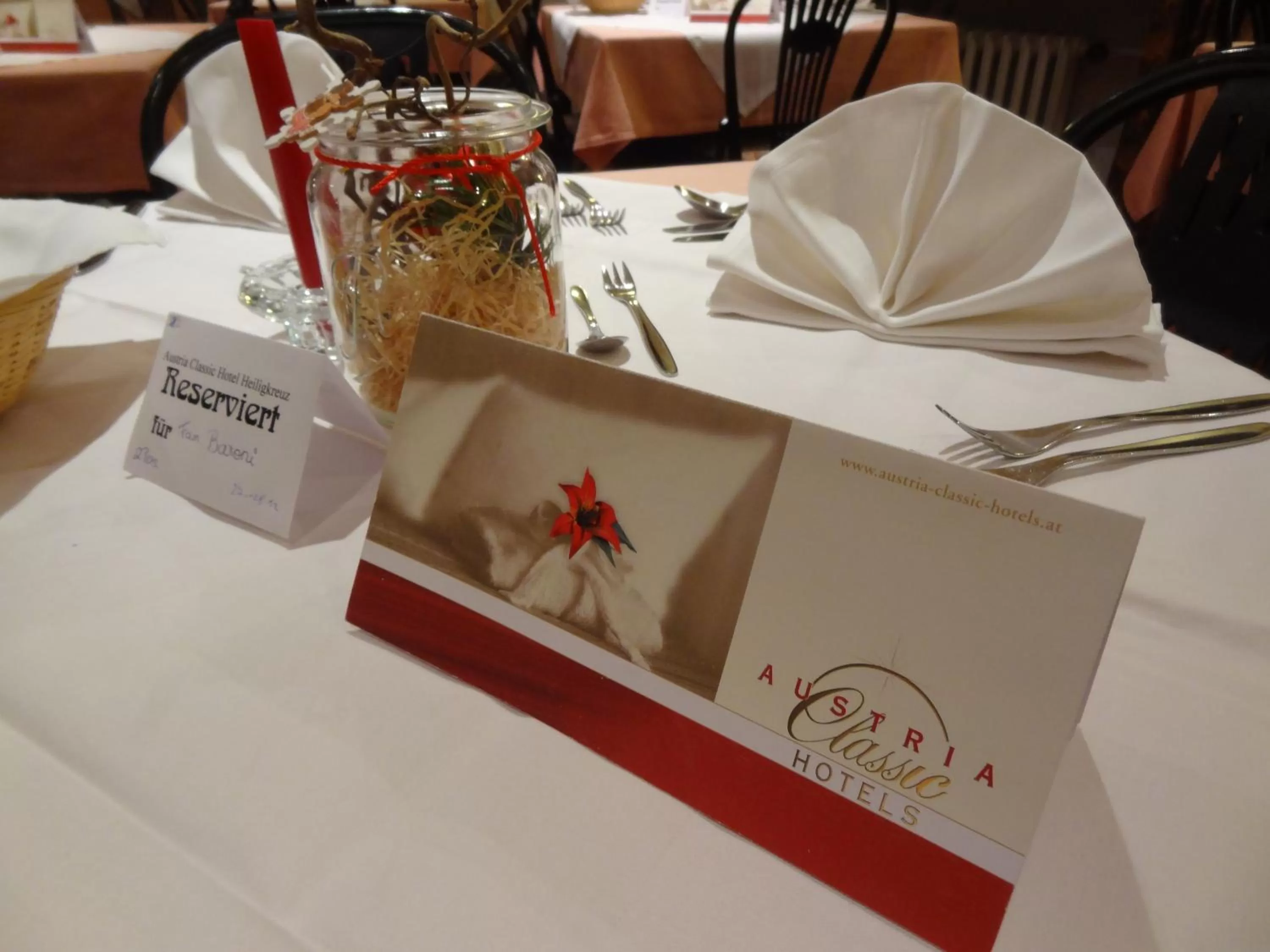 Restaurant/places to eat in Austria Classic Hotel Heiligkreuz