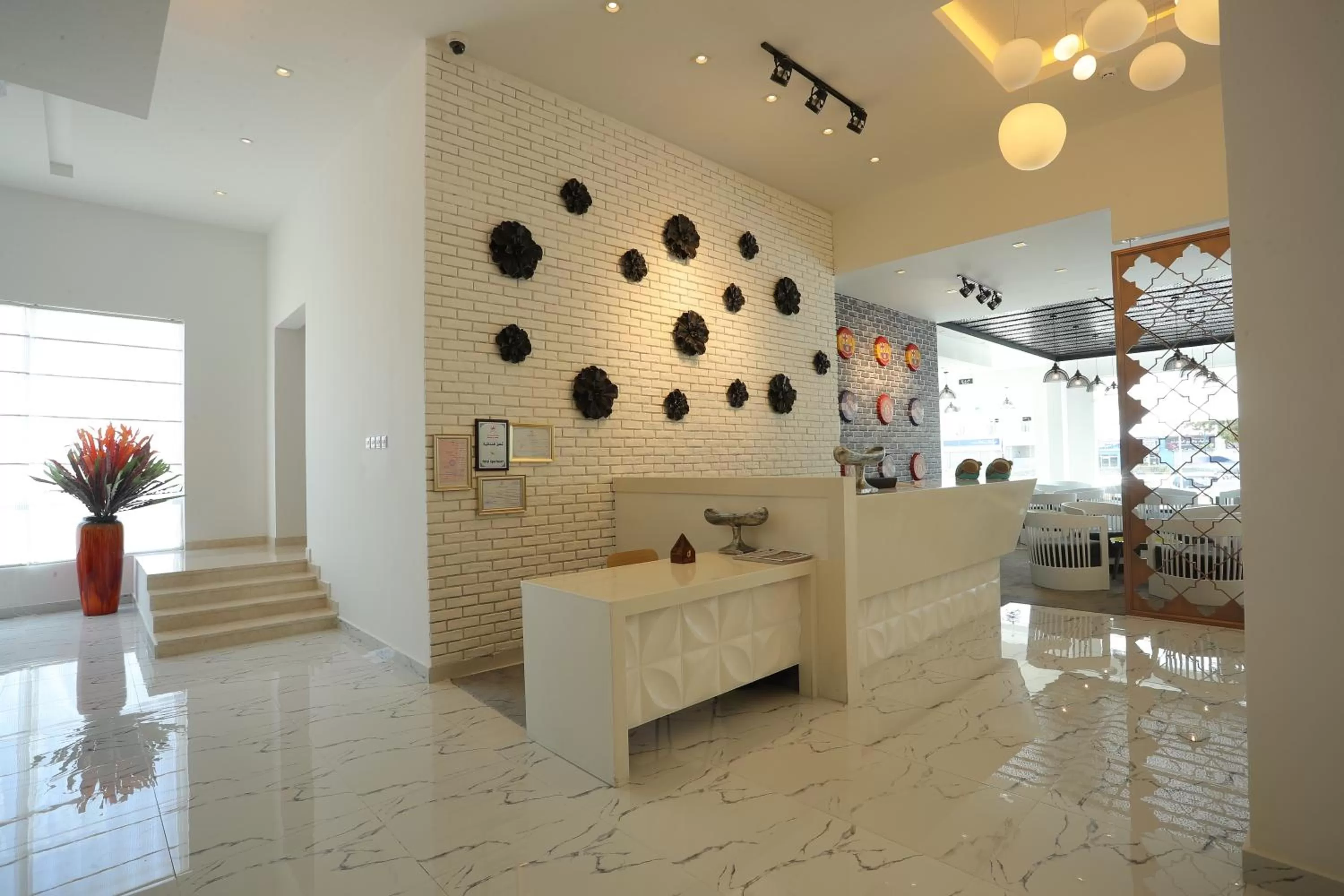 Lobby or reception in Zaki Hotel Apartment