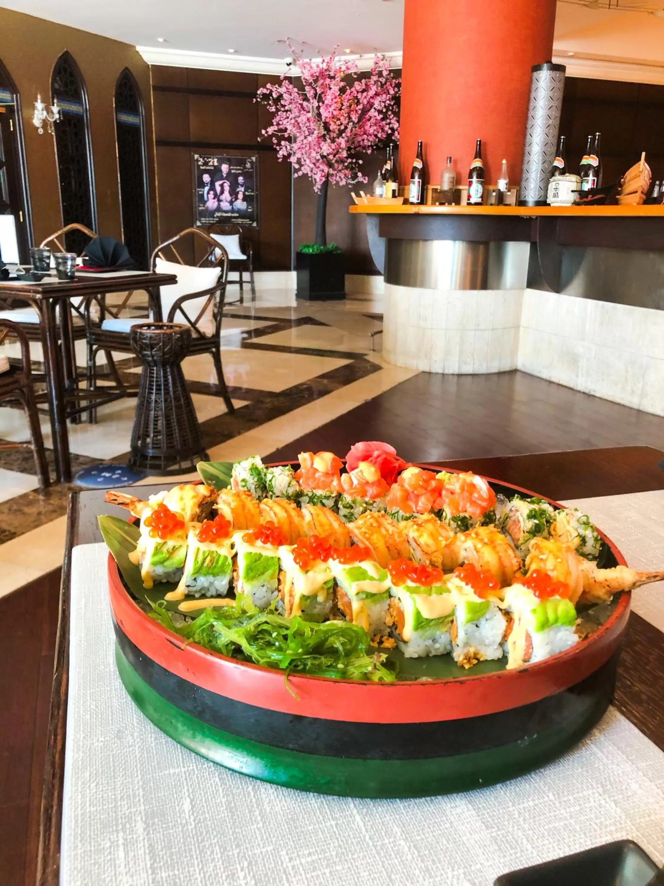 Food in Mövenpick Grand Al Bustan