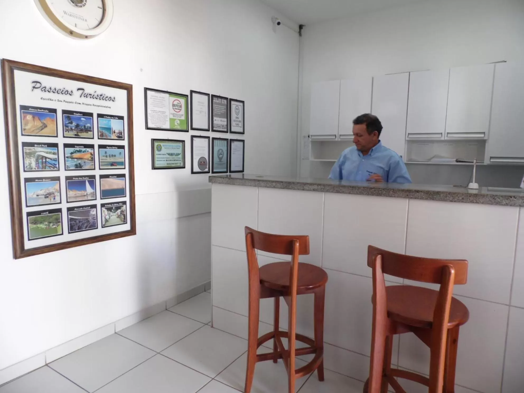 Lobby or reception in Hotel Praia do Futuro