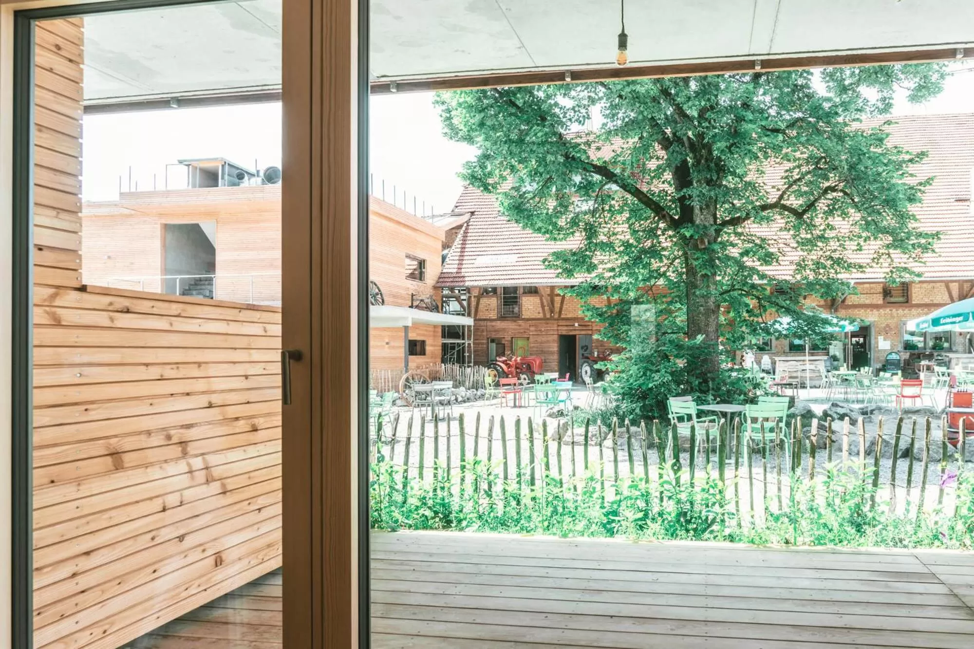 Patio in Gut Hügle Erlebnishof & Spa