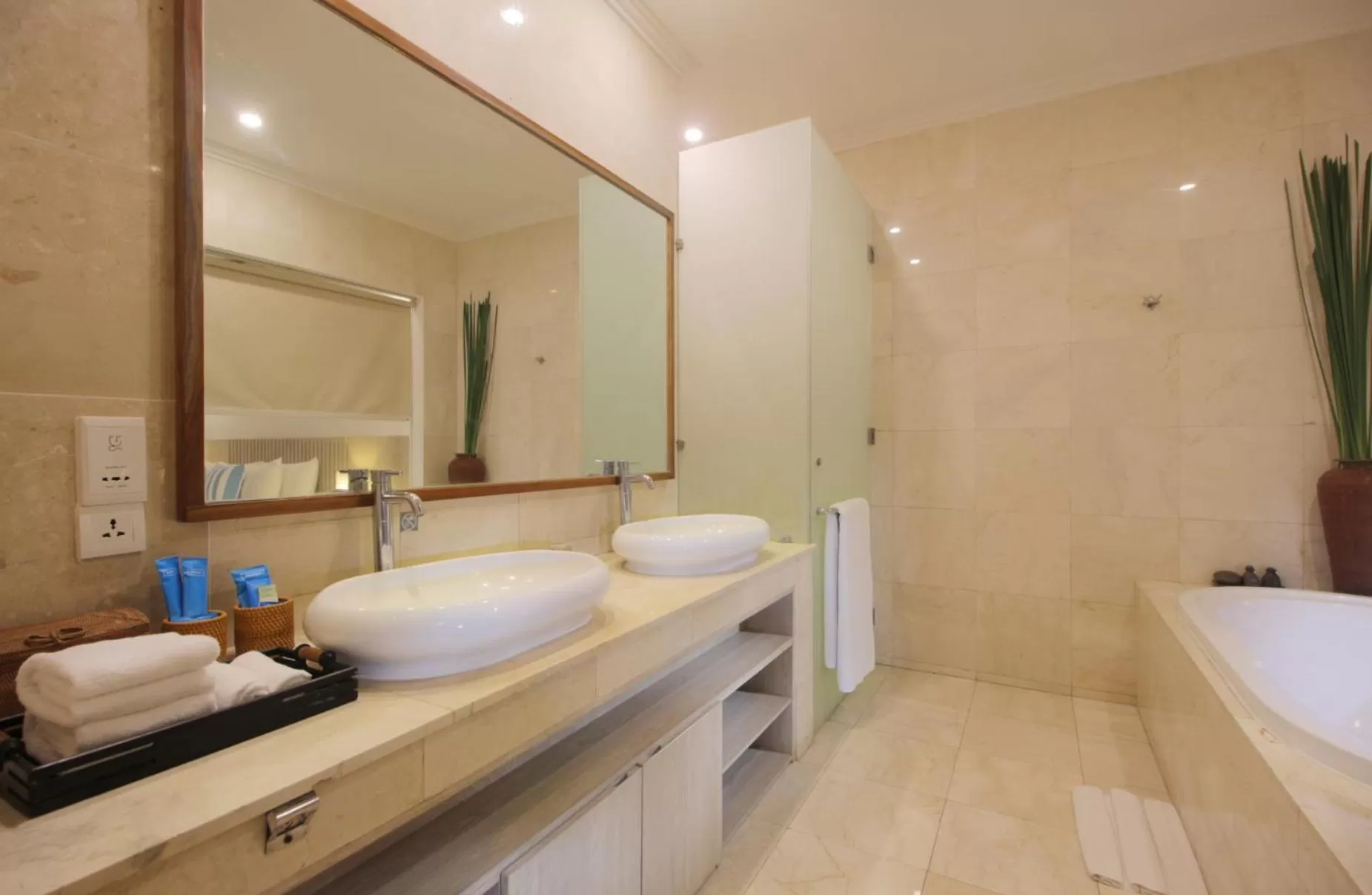 Bathroom in Sagara Villas and Suites Sanur by AHM