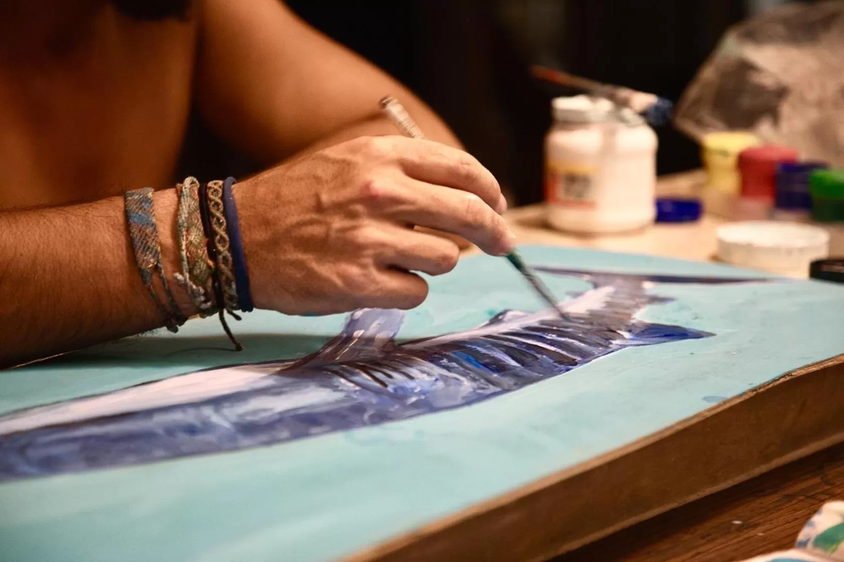 Decorative detail in Residencia Gorila