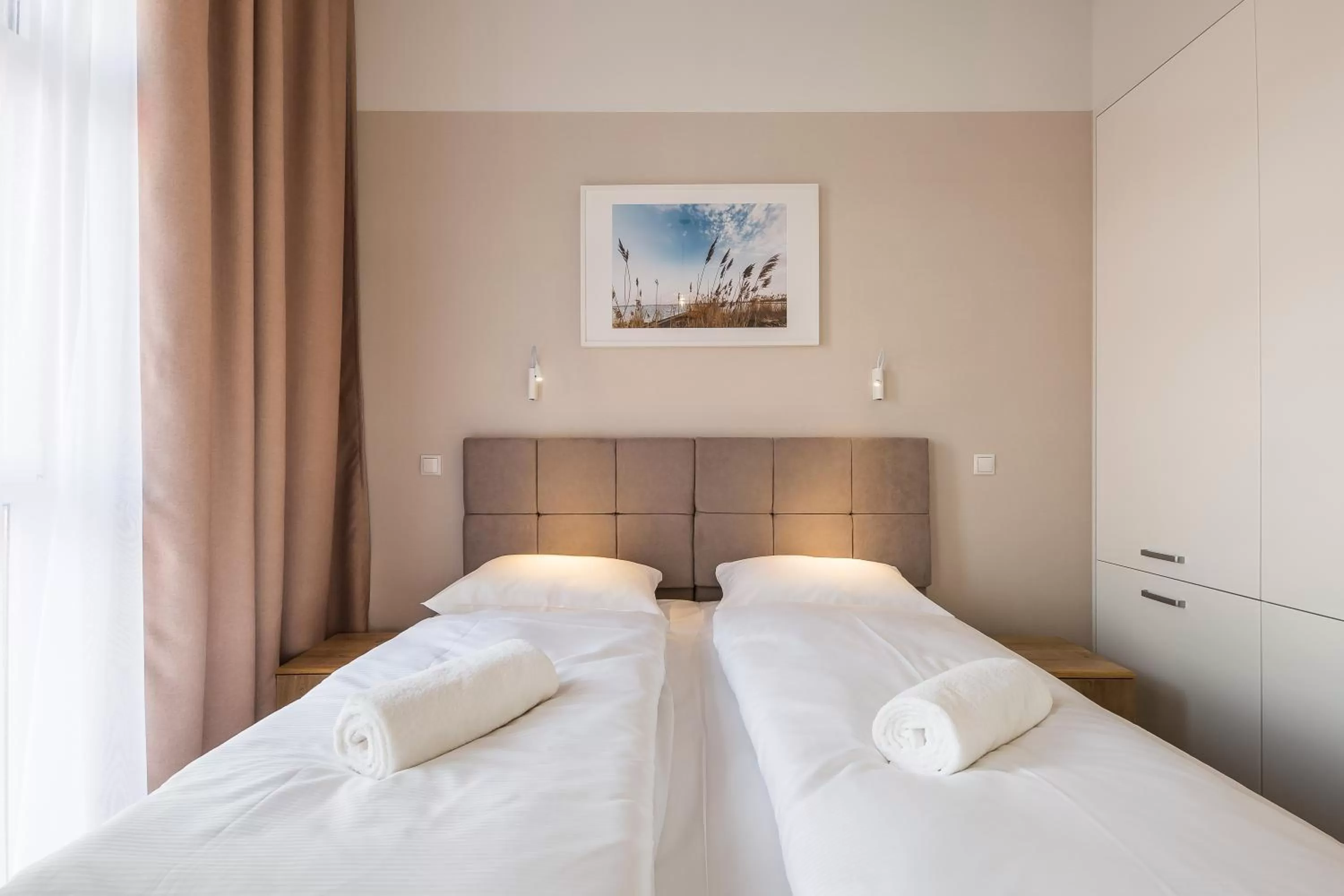 Bed in Molo Park Aparthotel