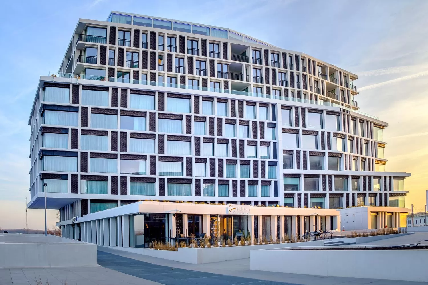 Property building in Radisson Blu Hotel, Bruges