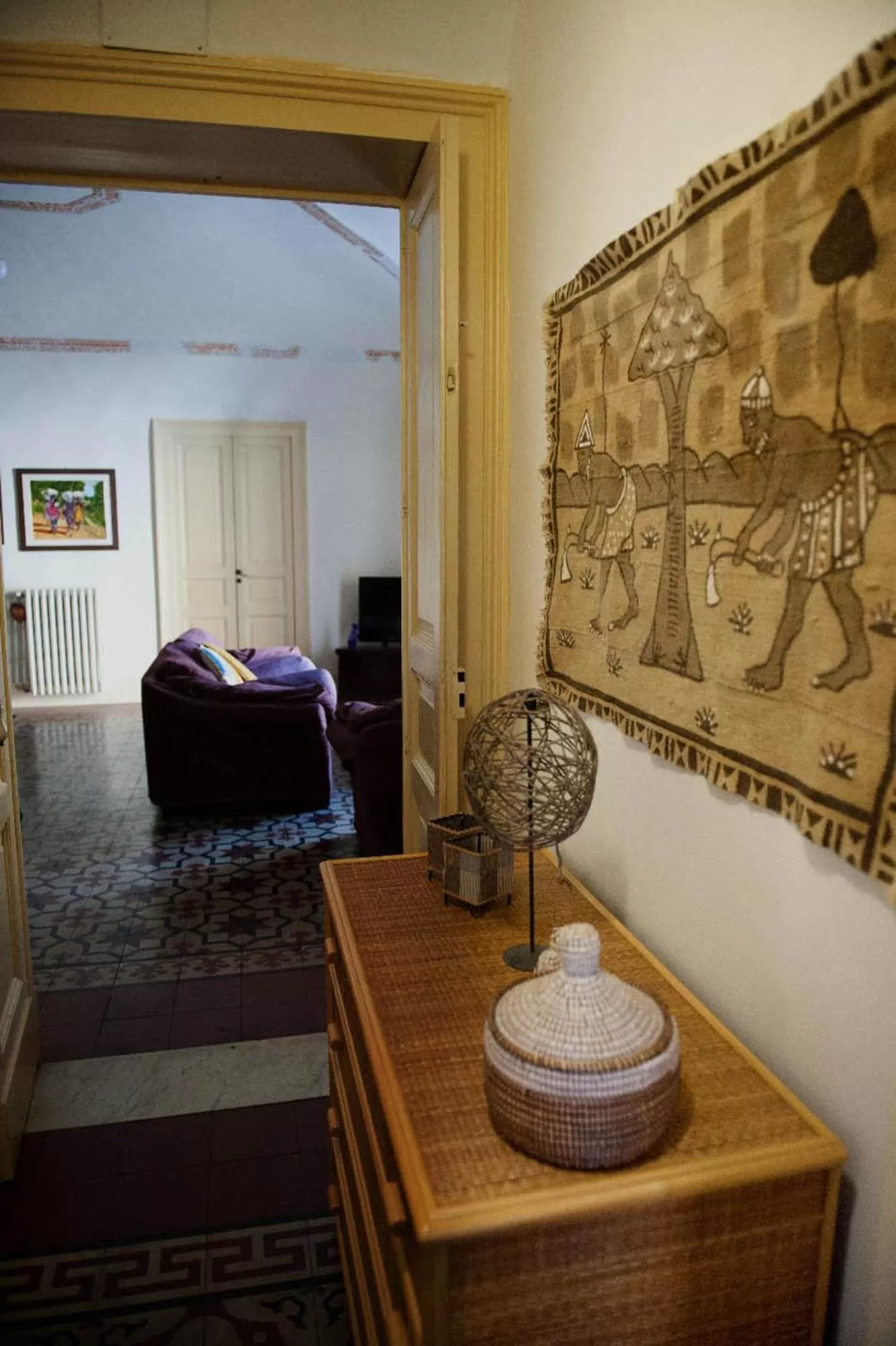 Communal lounge/ TV room, Bed in Ivana B&B