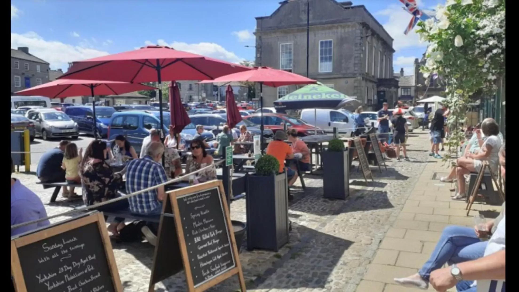 City view in The Black Swan Hotel