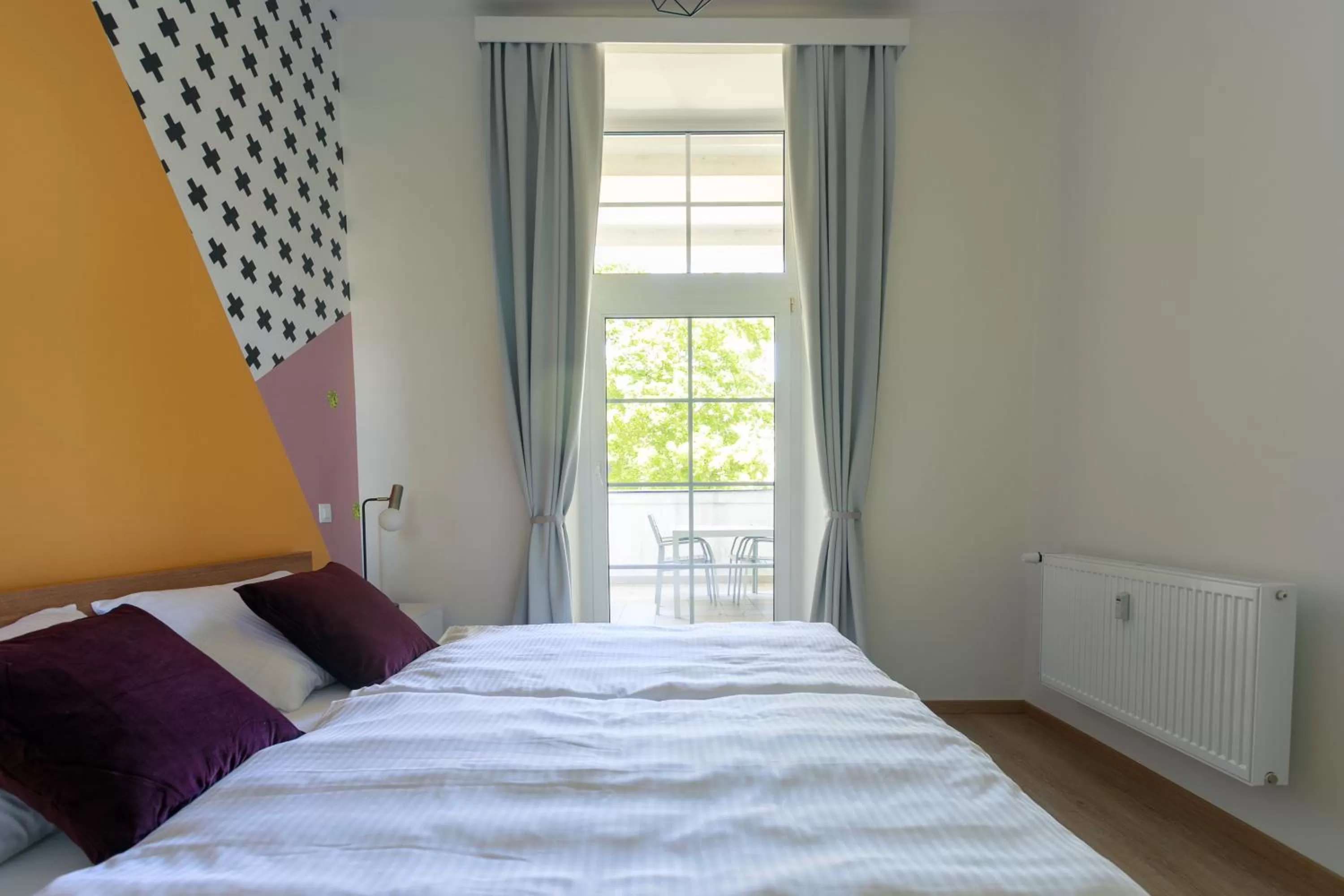 Bedroom, Bed in Avantgarde apartments