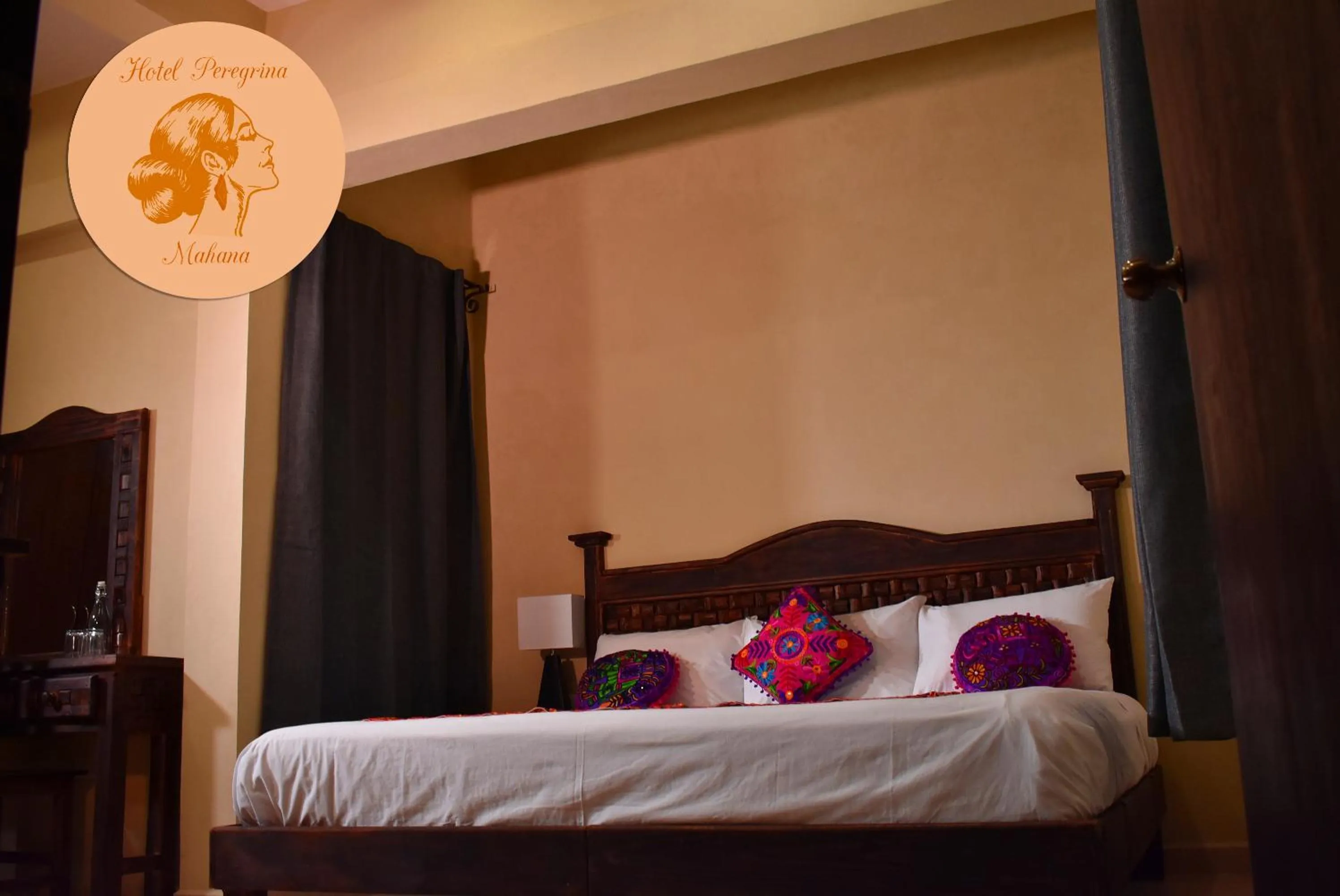 Bed in Hotel Peregrina