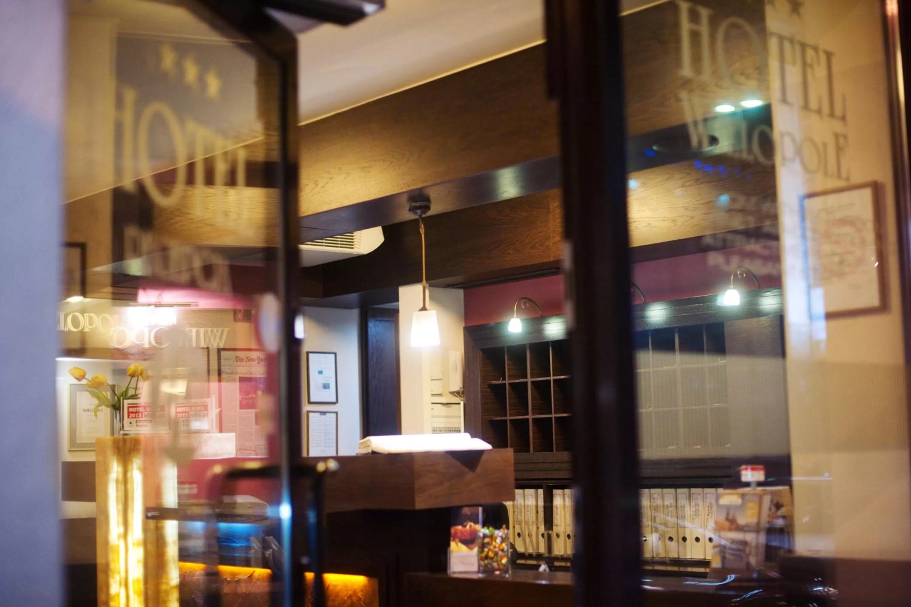 Lobby or reception in Hotel Wielopole