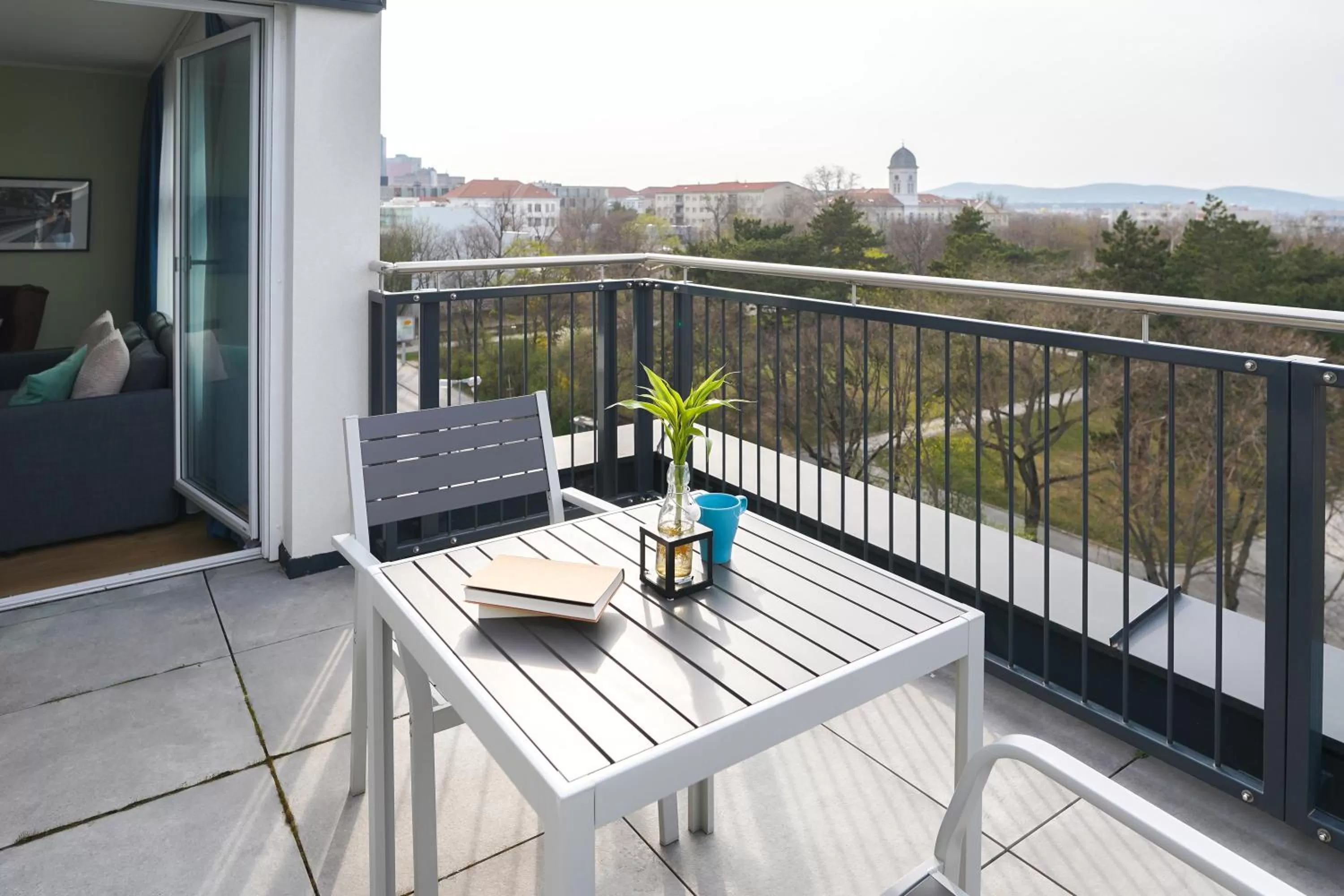 Balcony/Terrace in Citadines South Vienna