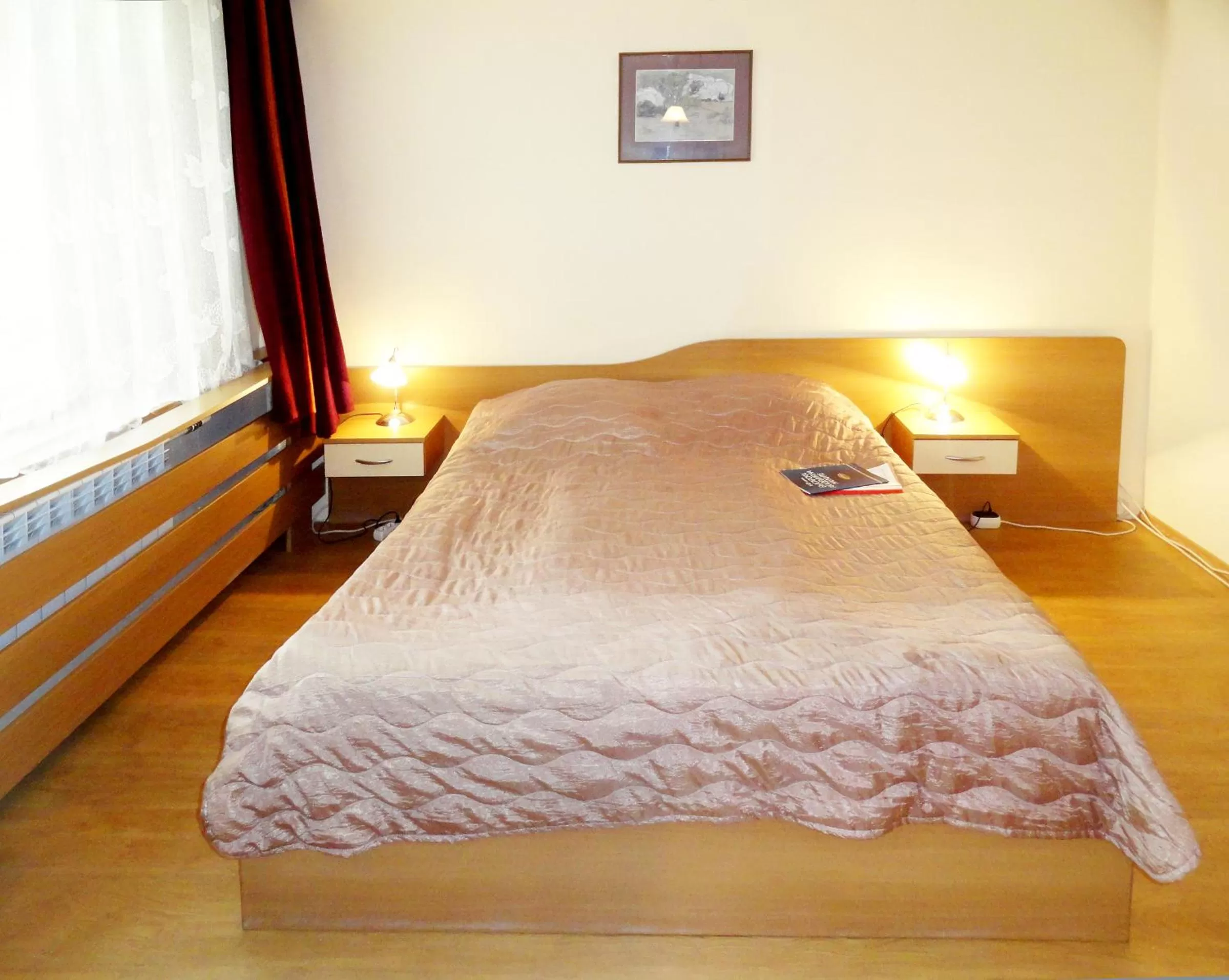 Bedroom, Bed in Hotel of Bulgarian Academy of Sciences