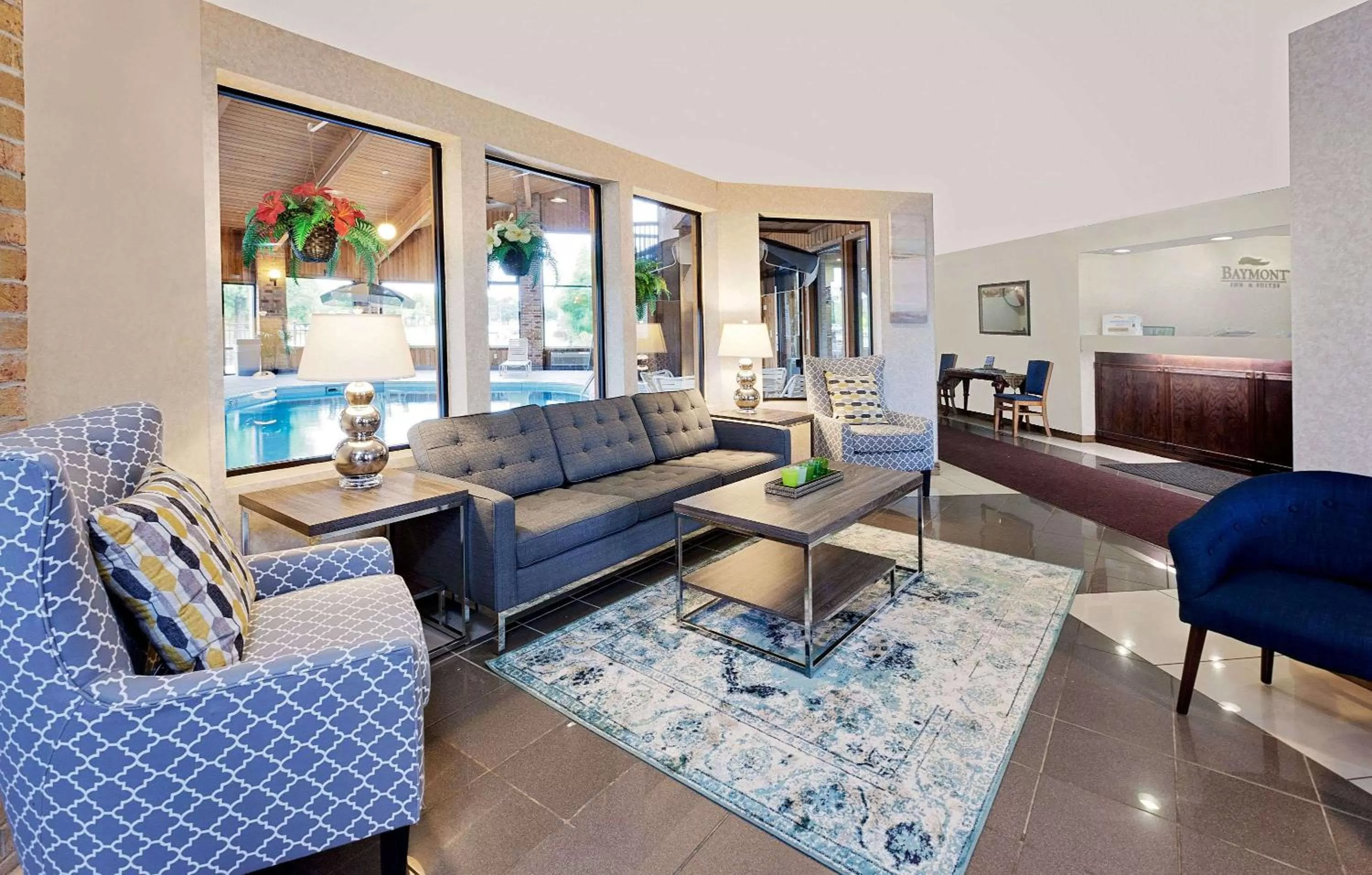 Lobby or reception in Baymont by Wyndham Battle Creek Downtown