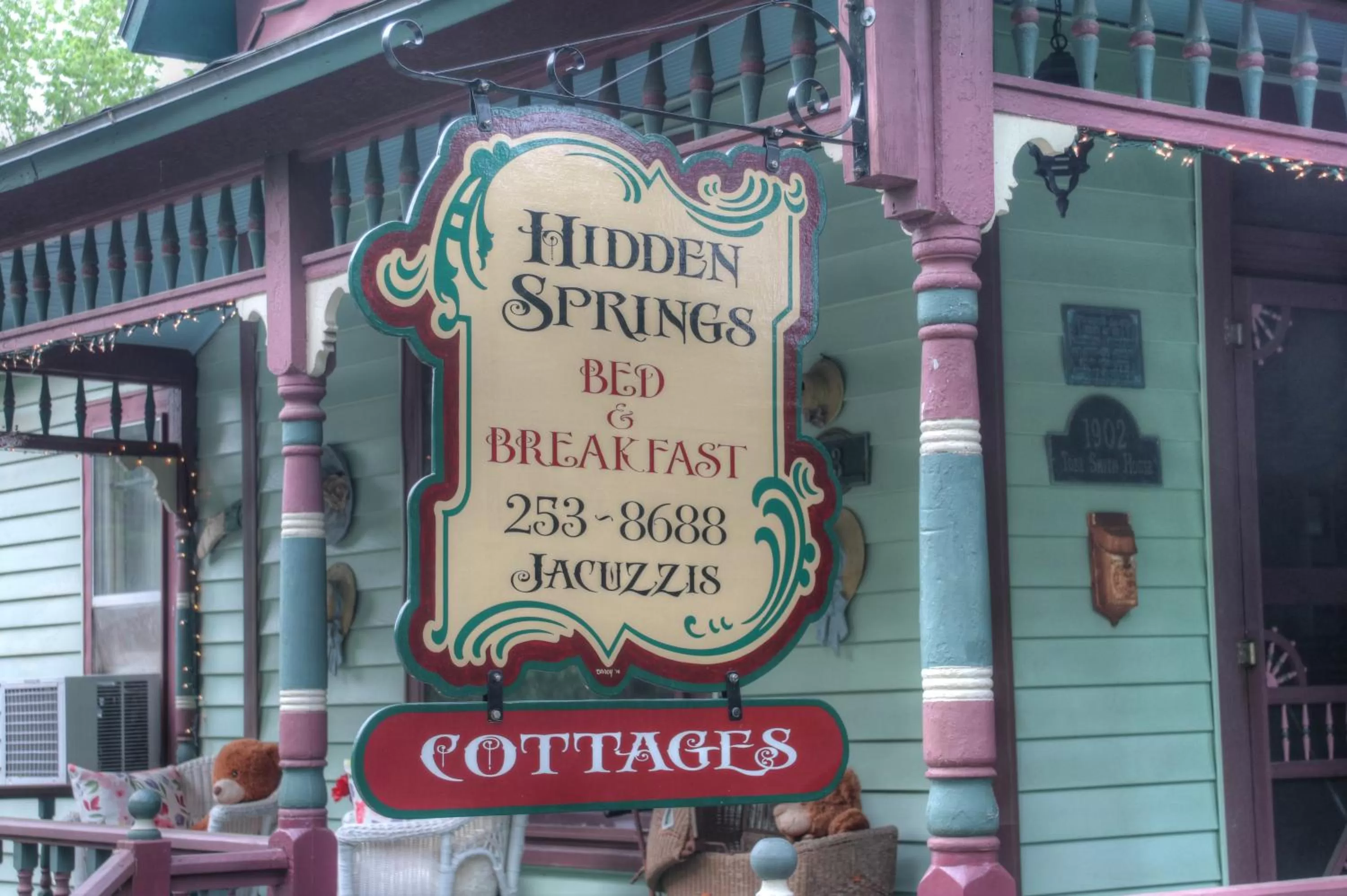 Property logo or sign, Property Building in Hidden Springs Bed and Breakfast