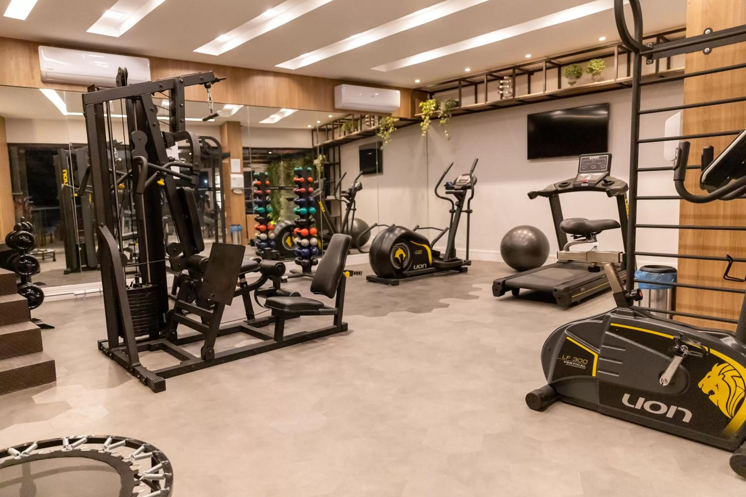 Fitness centre/facilities in Granterrara Hotel