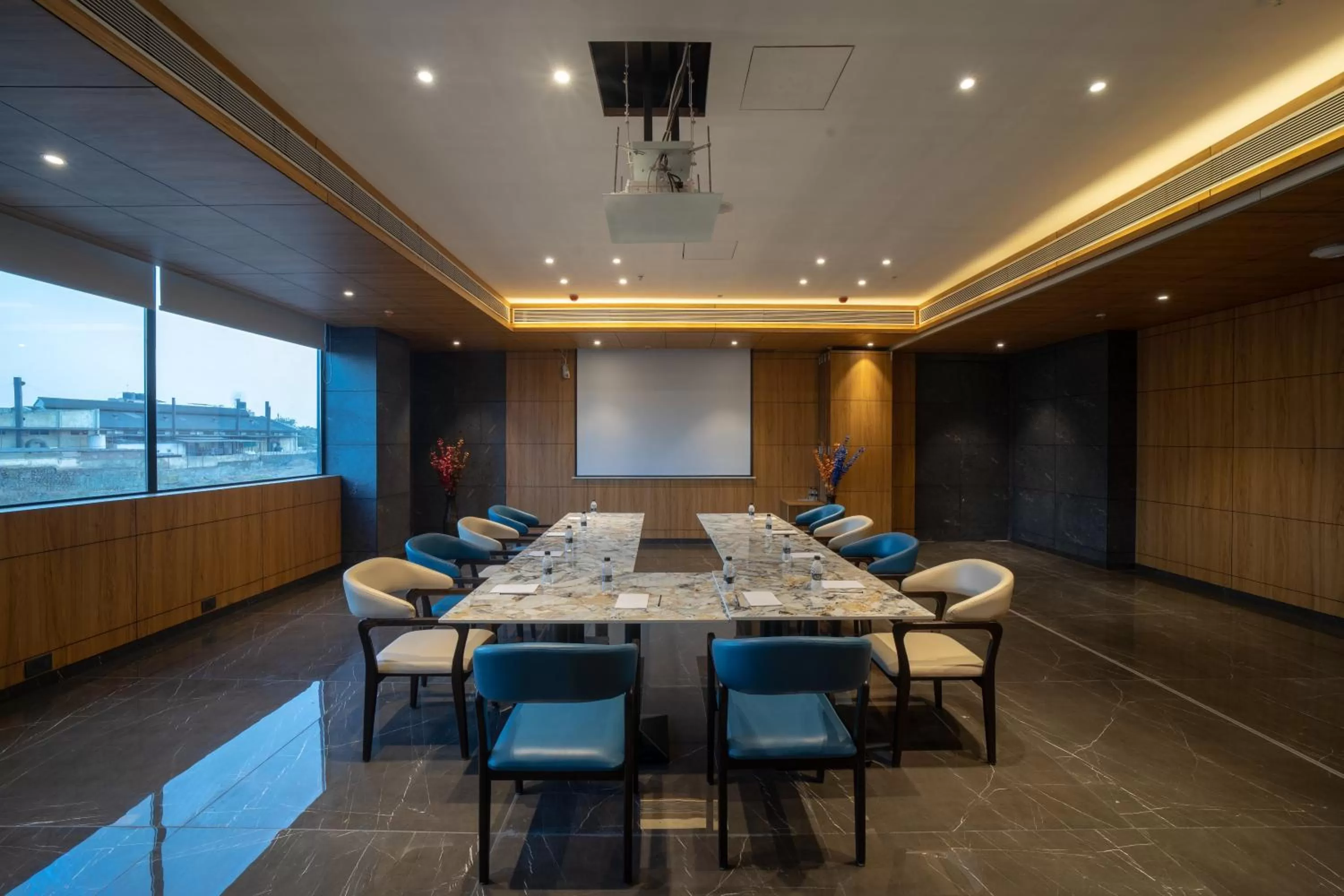 Meeting/conference room in The Monarch at Chakan MIDC, Pune