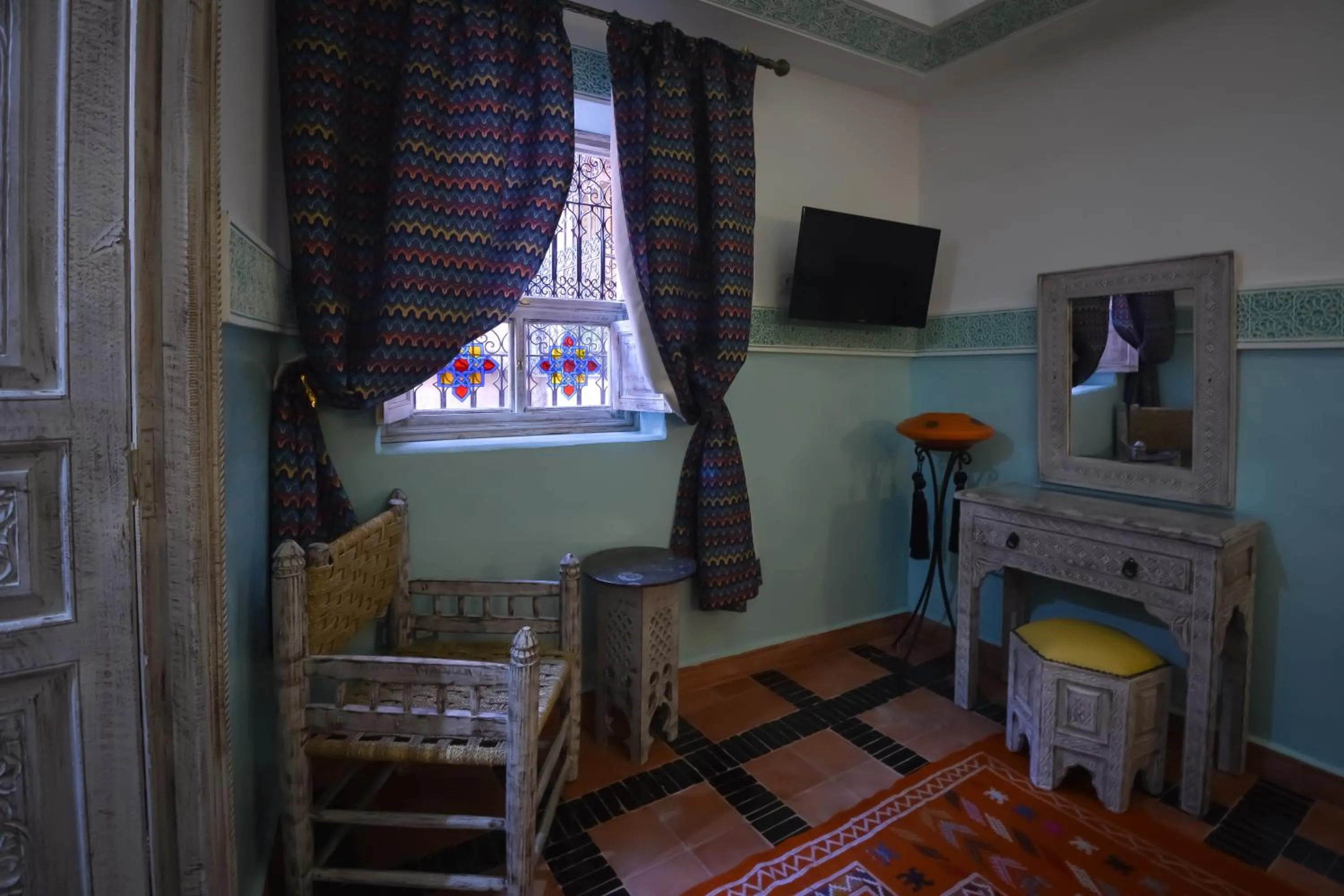 Bedroom, Bed in Riad Eloise