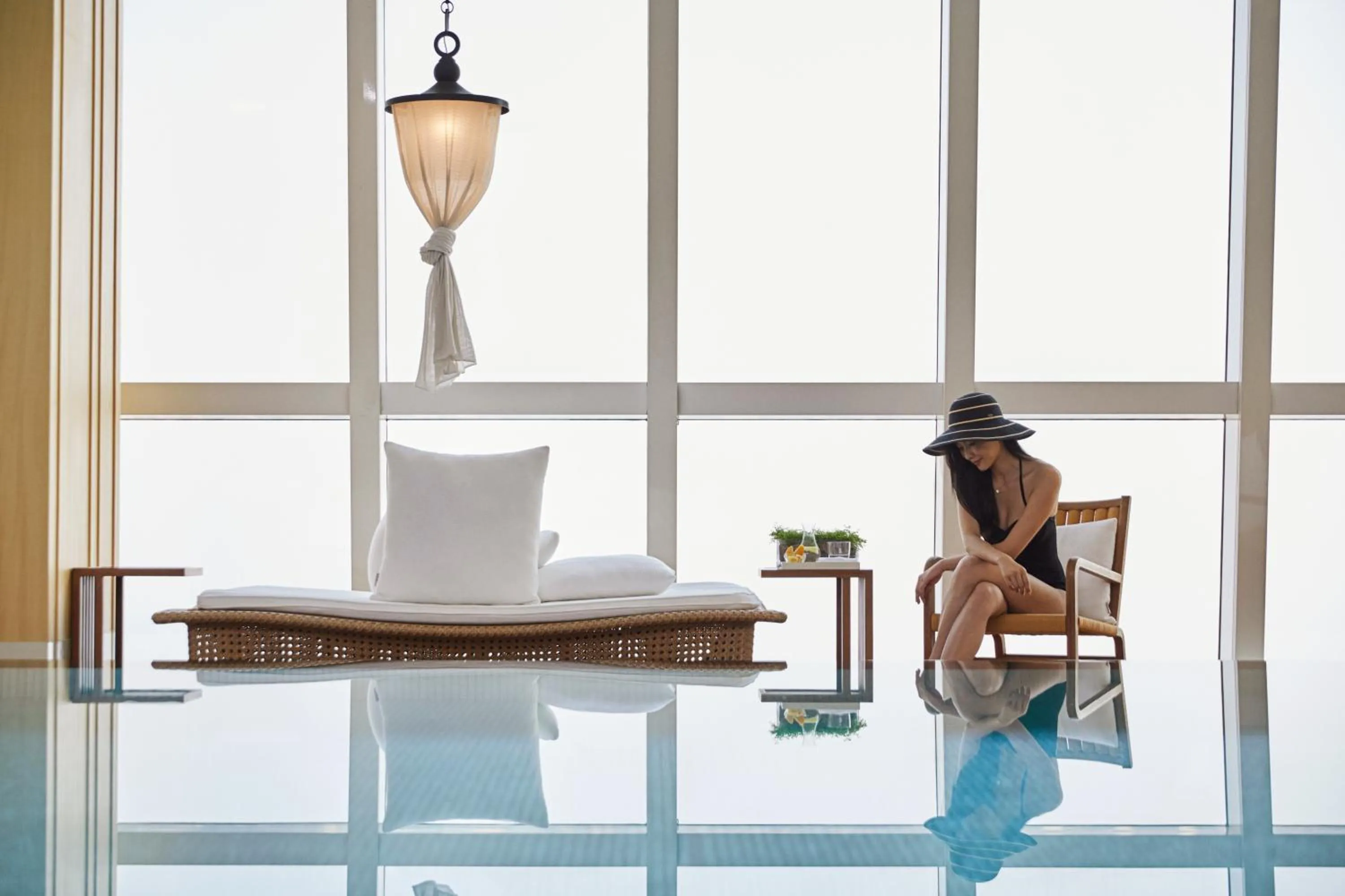 Swimming pool in Park Hyatt Shanghai