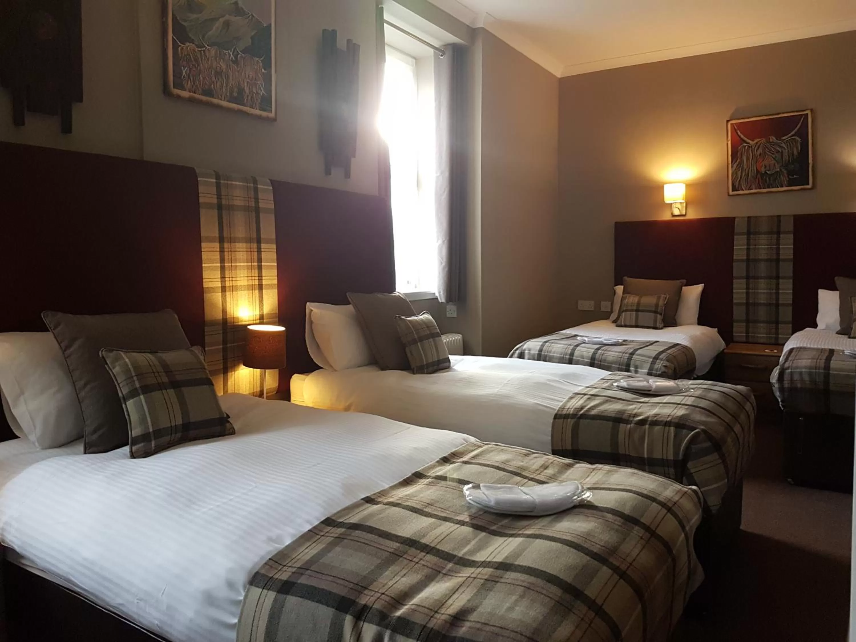 Bed in The Fairburn Hotel