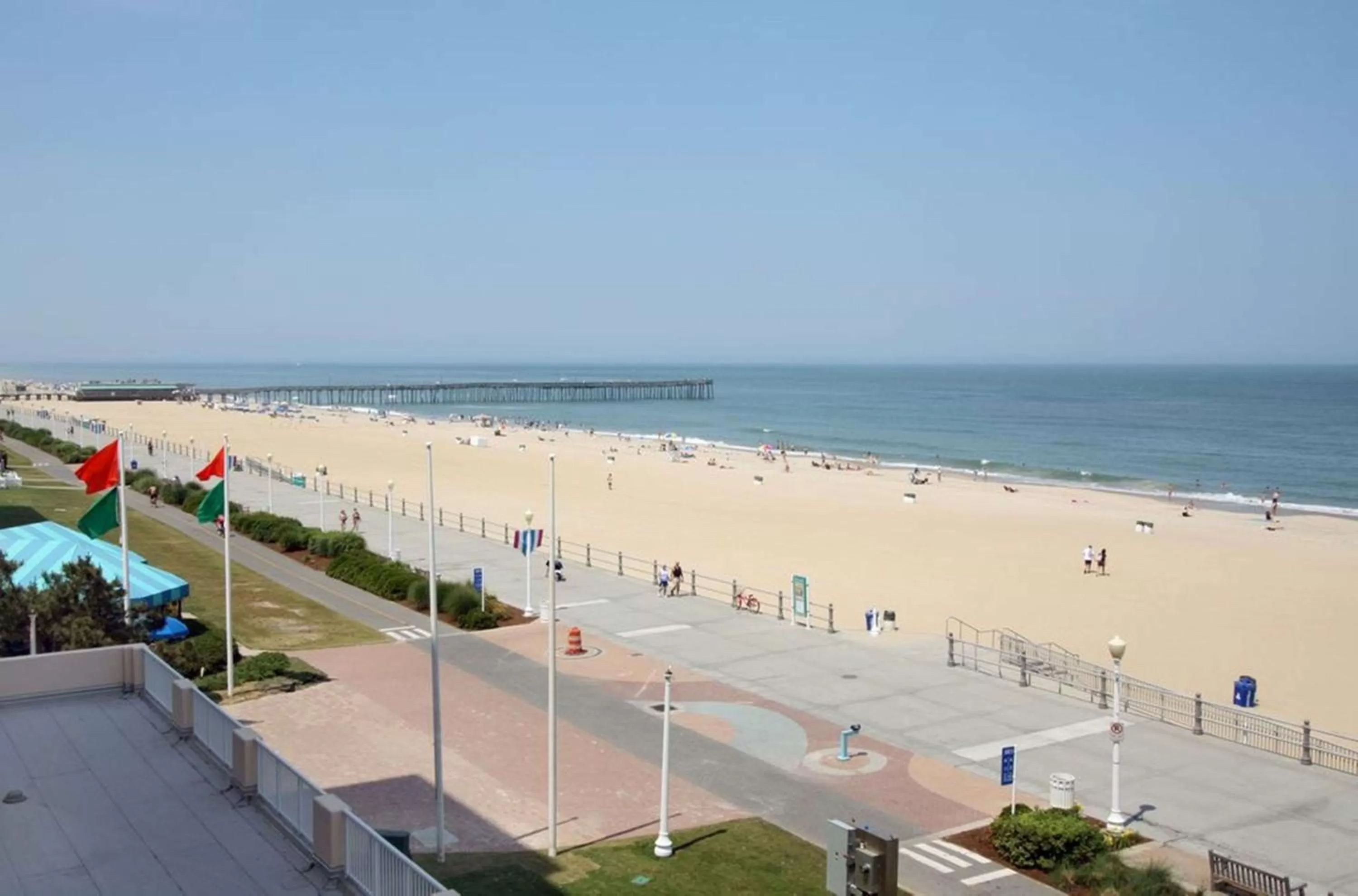 Beach in Hampton Inn Virginia Beach-Oceanfront South