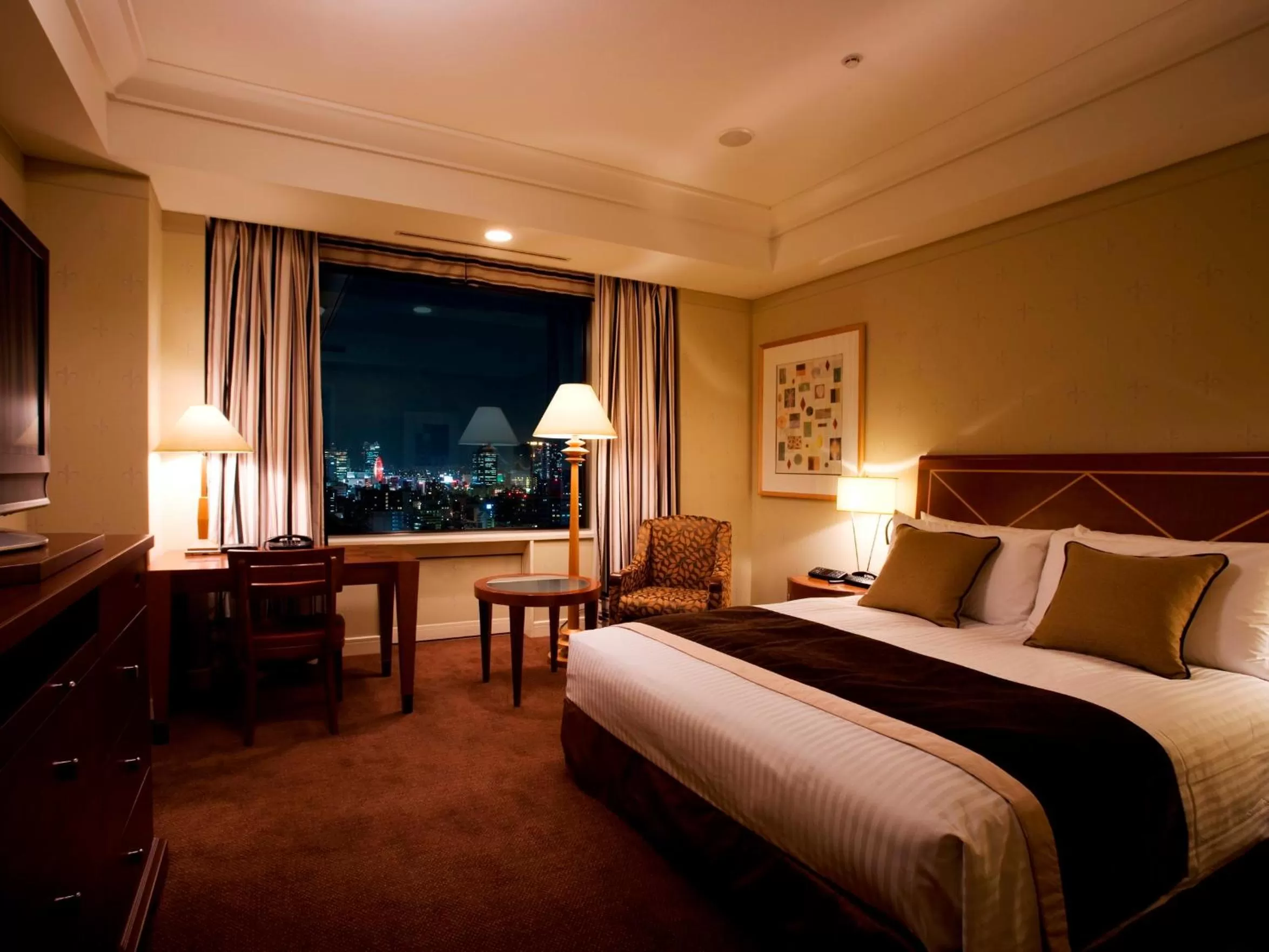 Photo of the whole room, Bed in Imperial Hotel Osaka