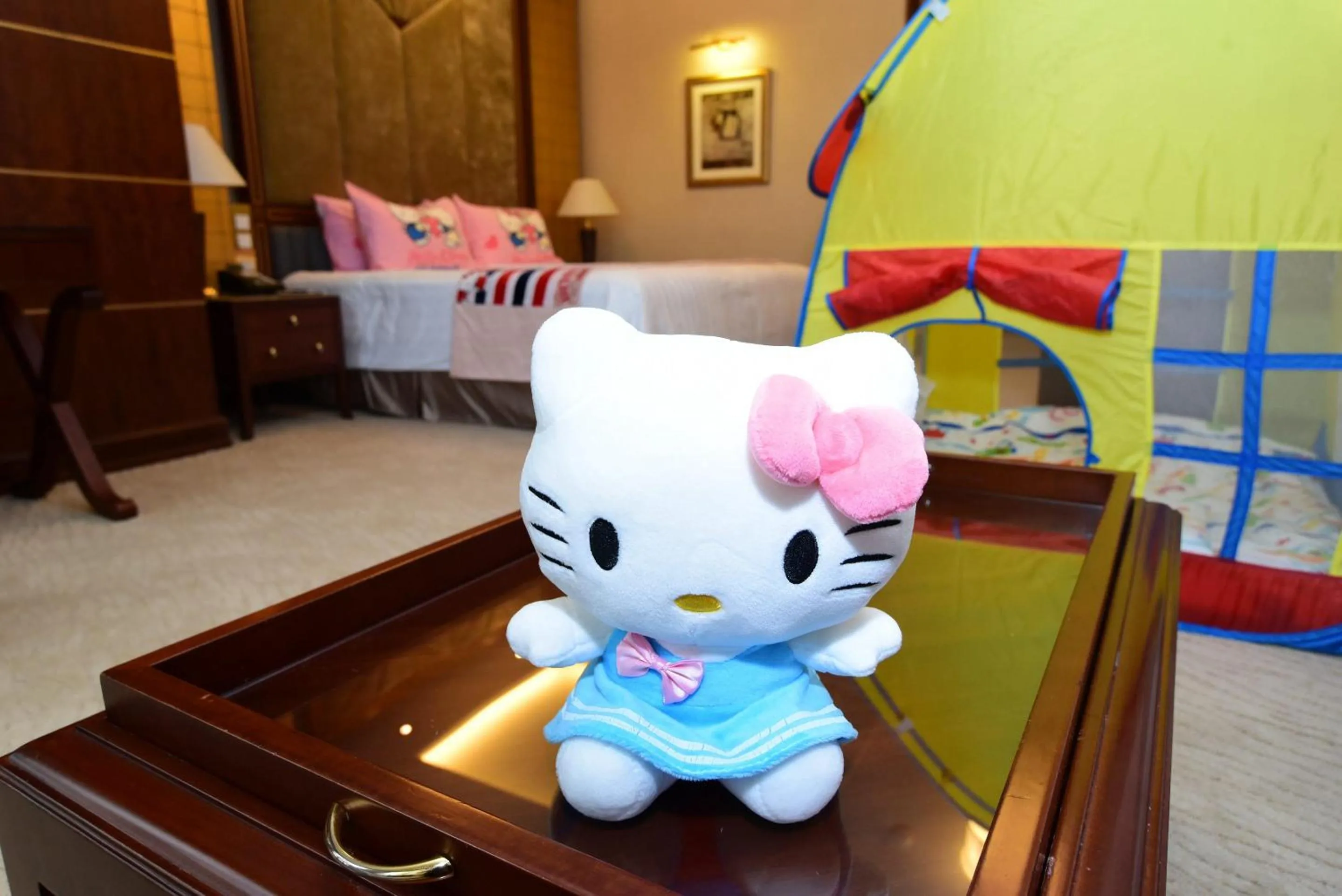 Bed in Xijiao State Guest Hotel