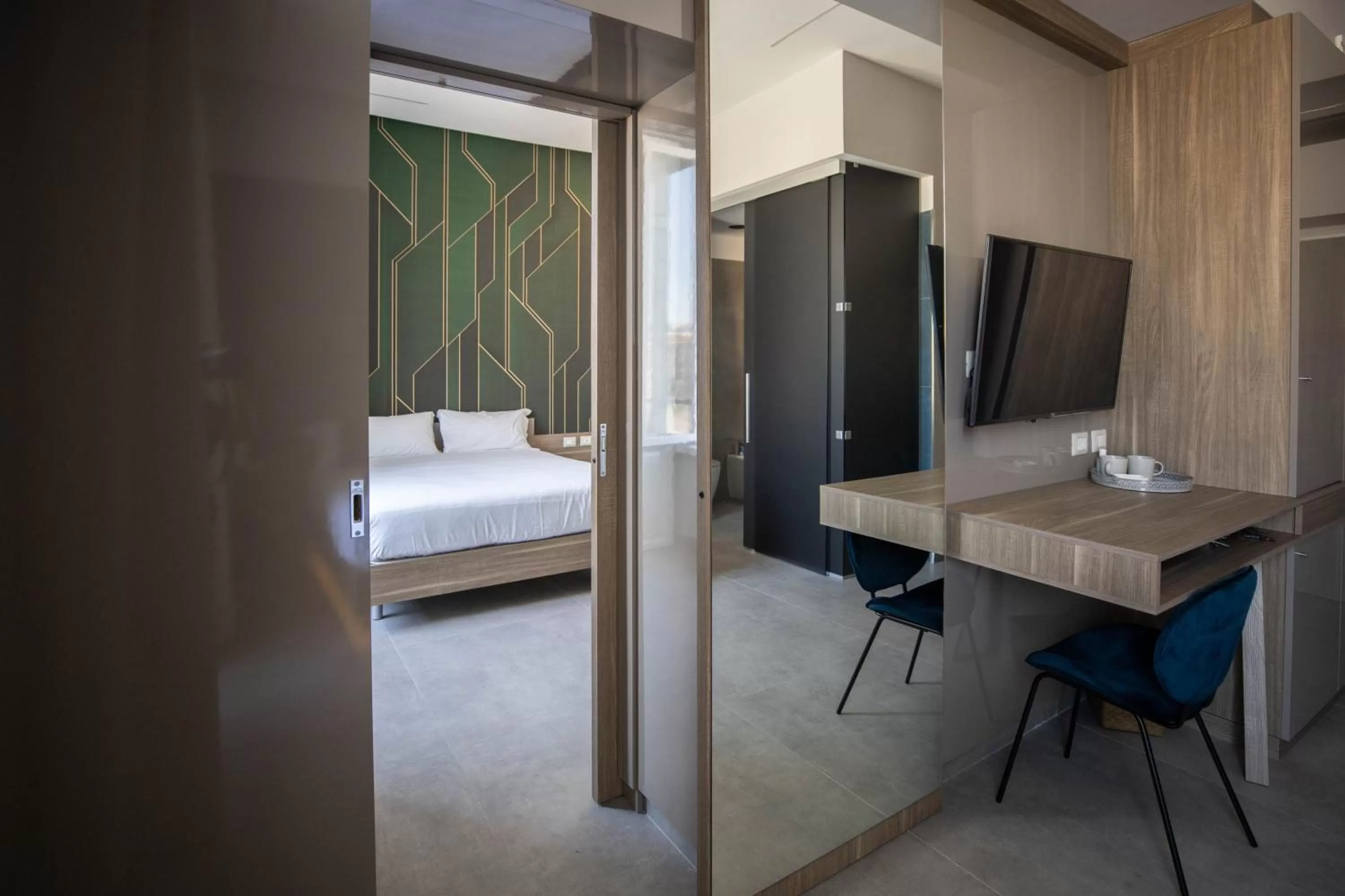 Bed in L'élégant BOUTIQUE ROOMS NAPLES