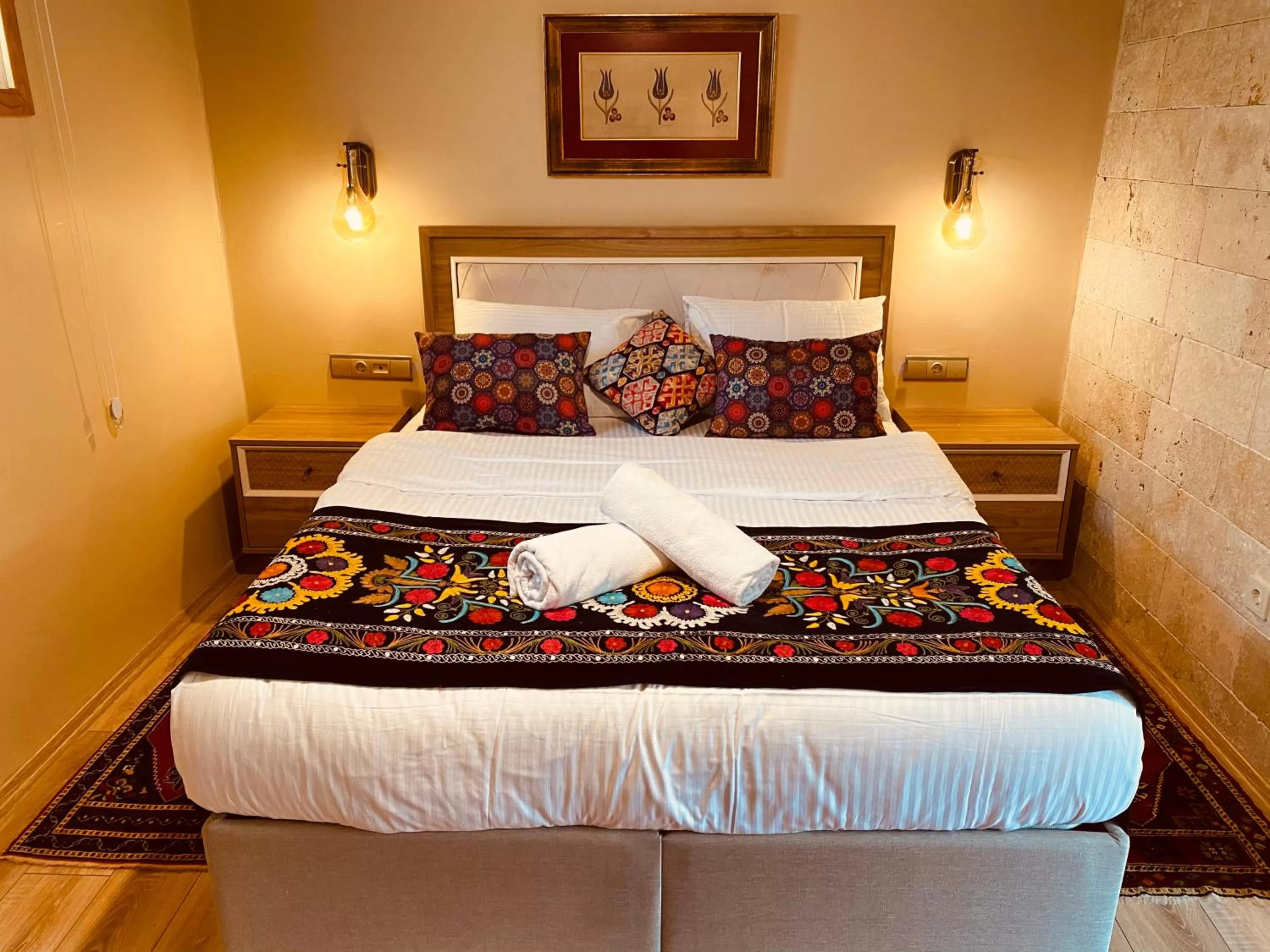 Bed in YASTIK HOUSES - Cappadocia