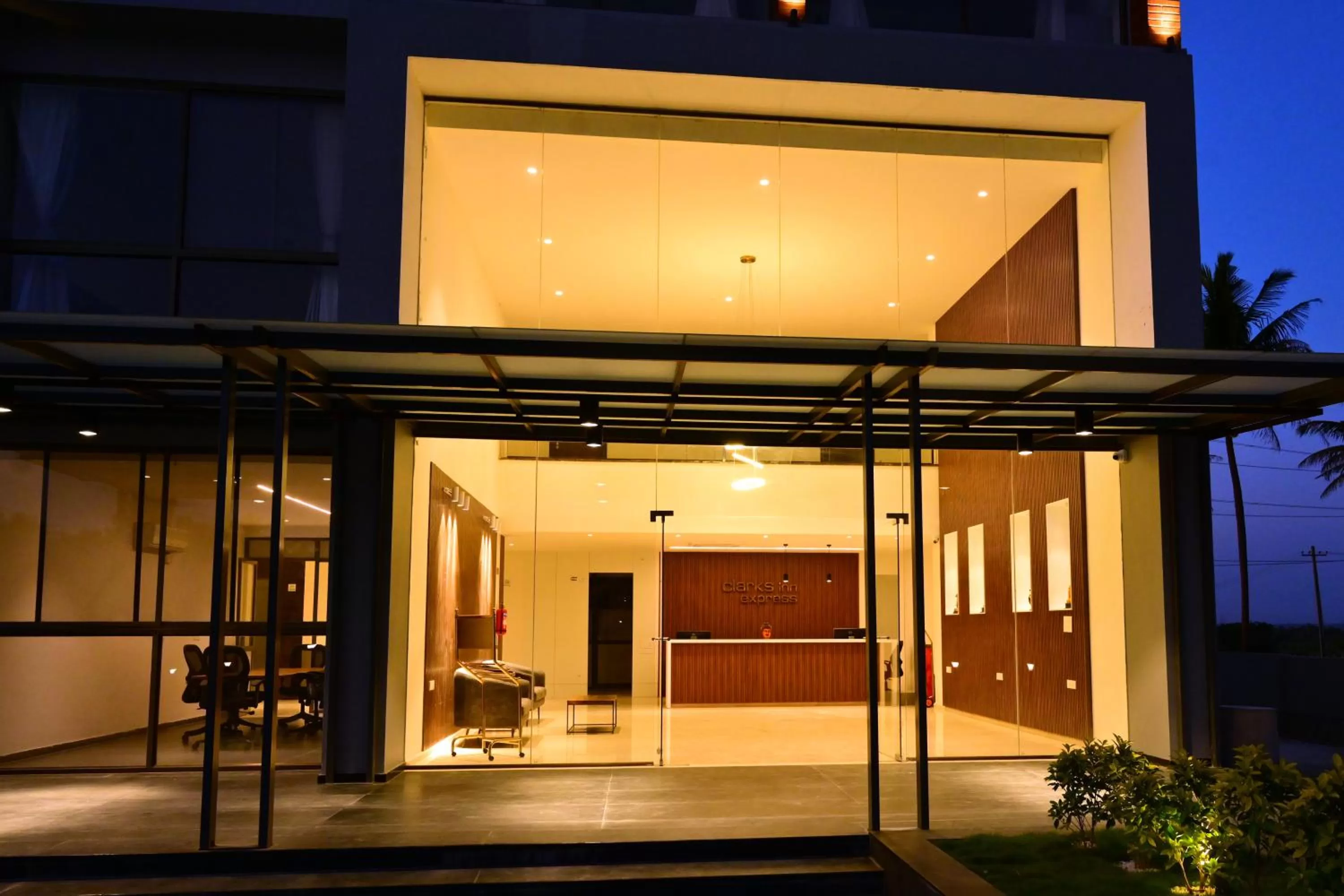 Facade/entrance in Clarks Inn Express, KRS road-Mandya, Mysore