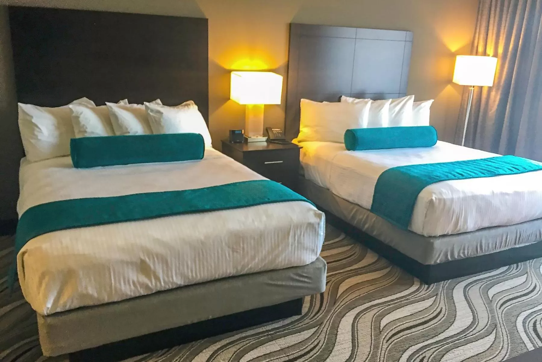 Bed in River Bend Casino & Hotel