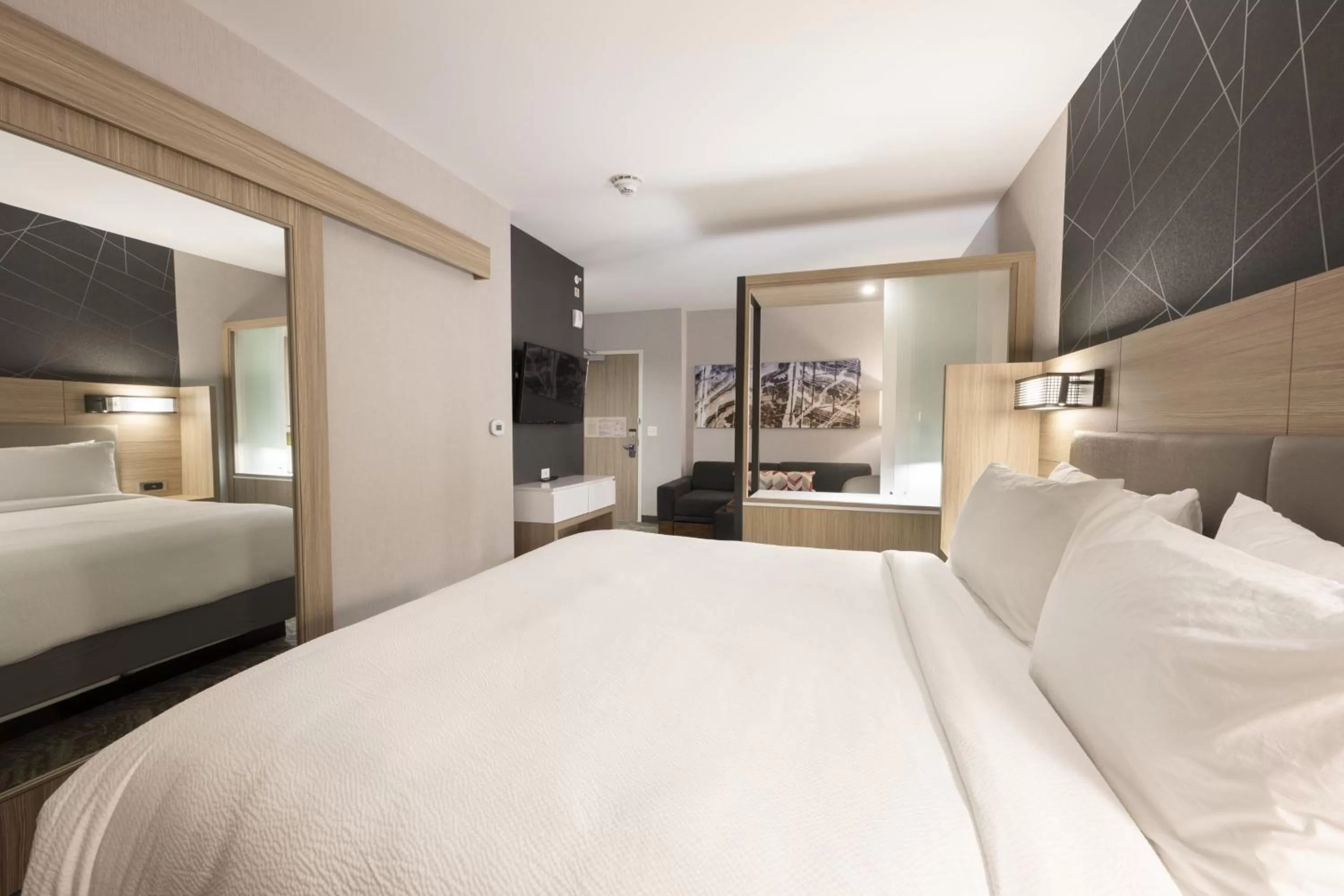 Photo of the whole room, Bed in SpringHill Suites by Marriott Colorado Springs Downtown