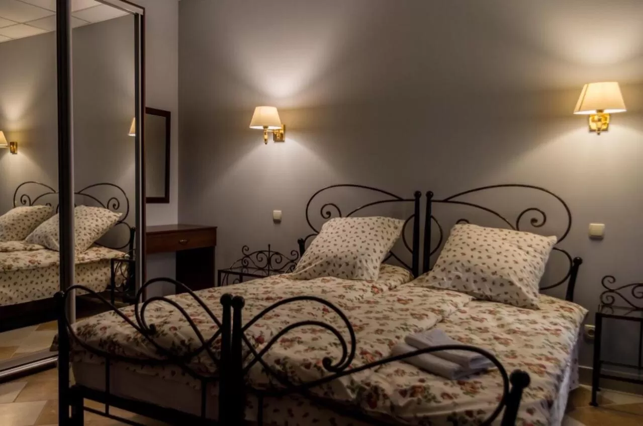 Bed in Ermitazh Hotel Complex