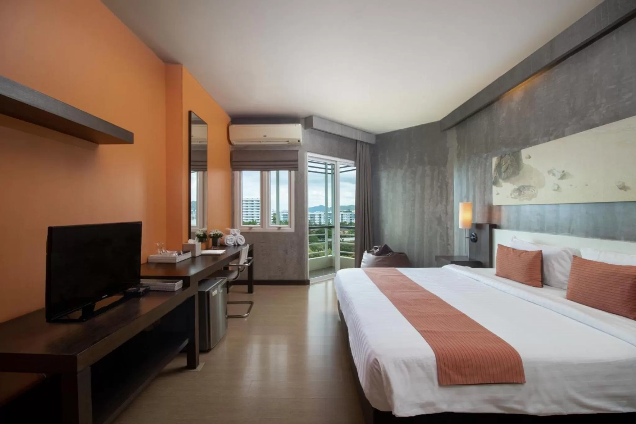 Bed in Silathip Huahin Serviced Apartment
