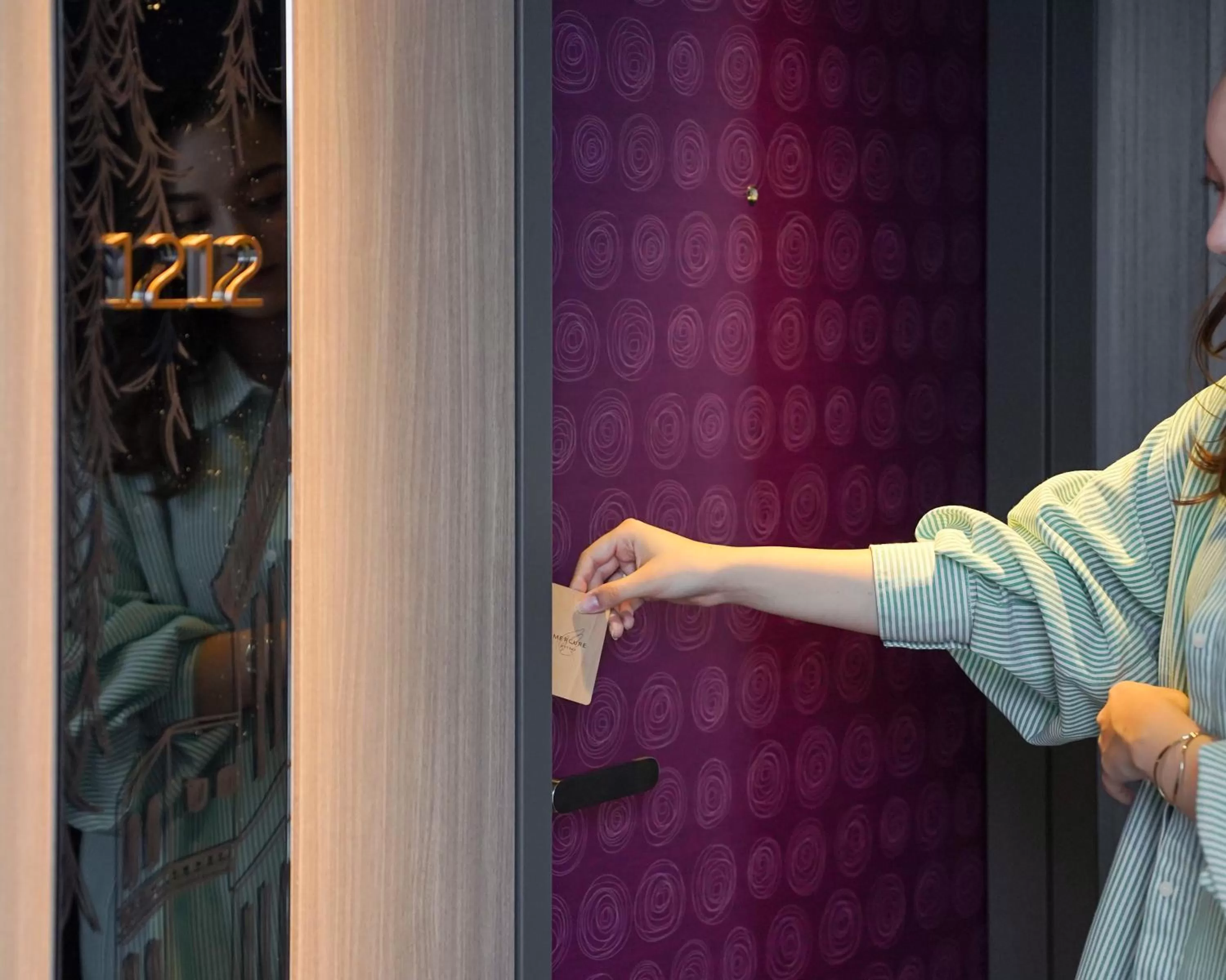 Decorative detail, Bed in Mercure Tokyo Ginza