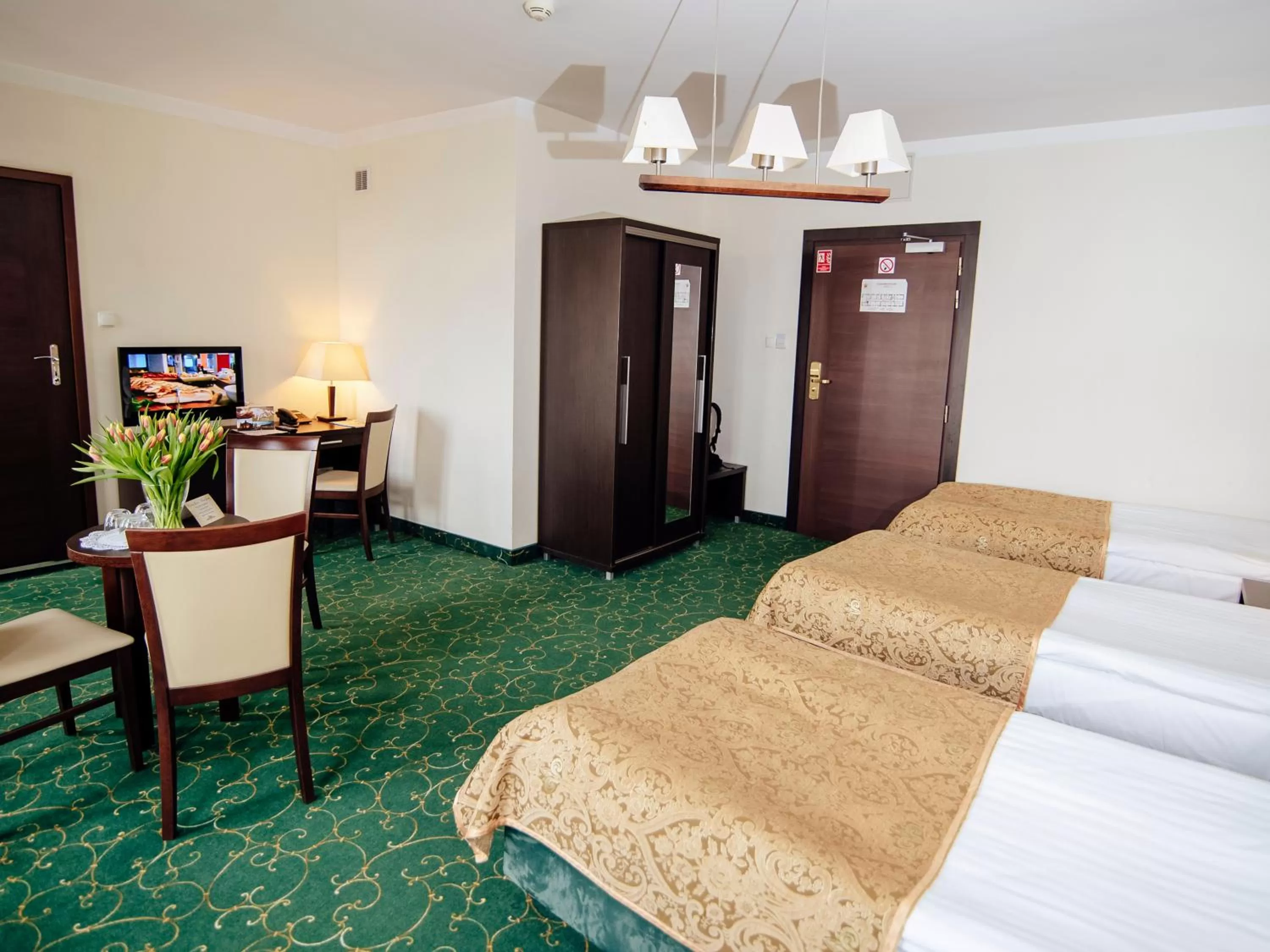 Bed in Hotel Zamek Gniew