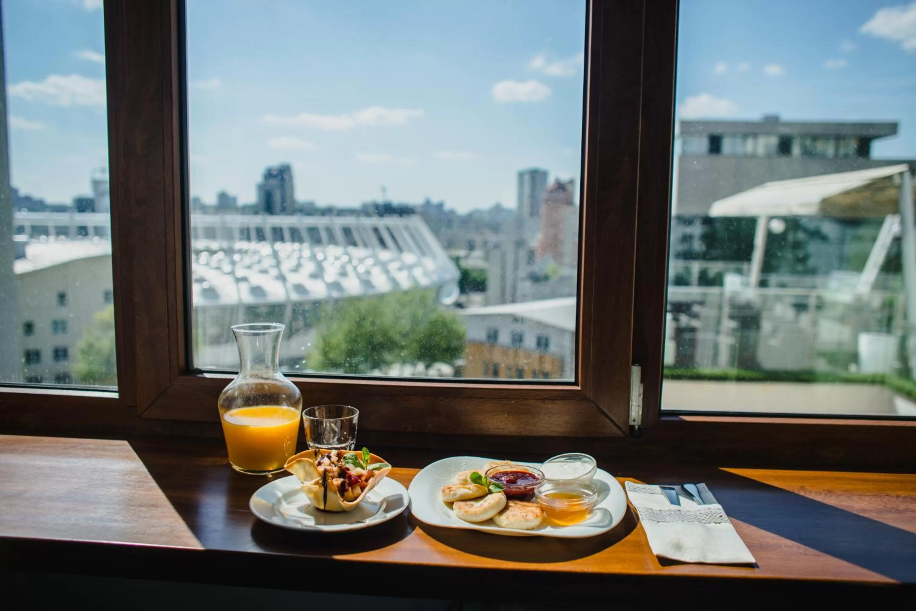 Food and drinks in Olympic Hotel