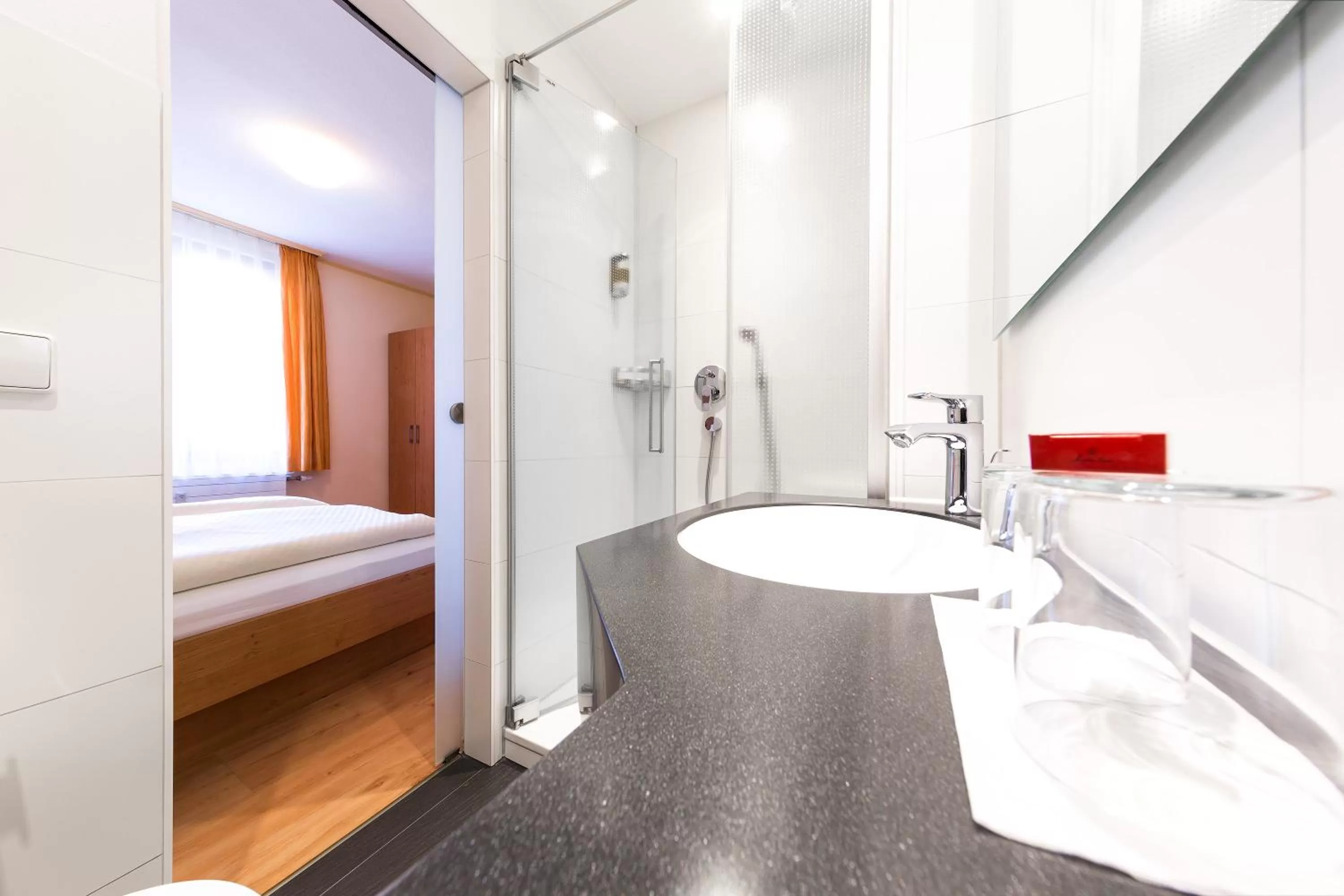 Bed in Hotel Hirschen