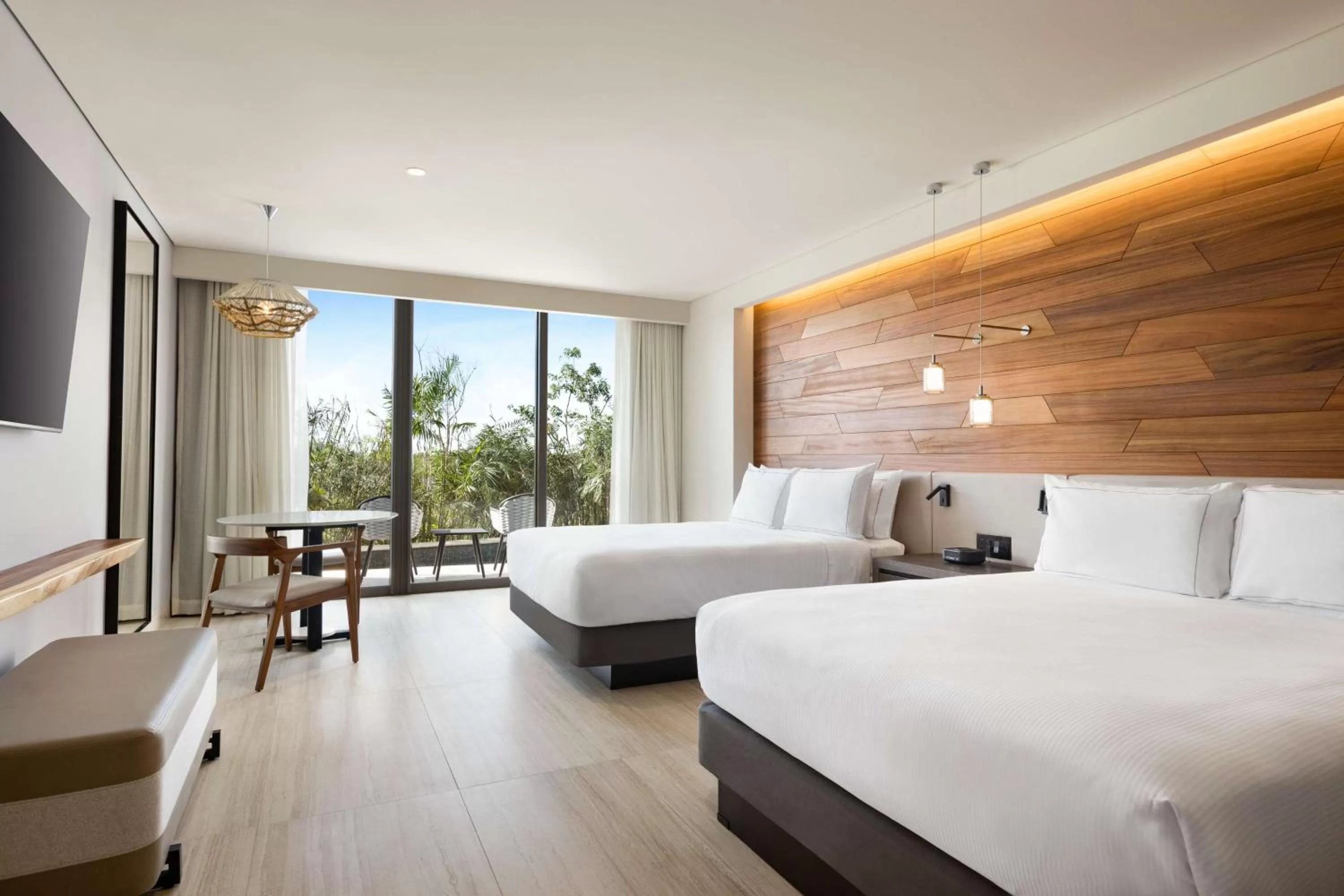 Bedroom, Bed in Hilton Cancun, an All-Inclusive Resort