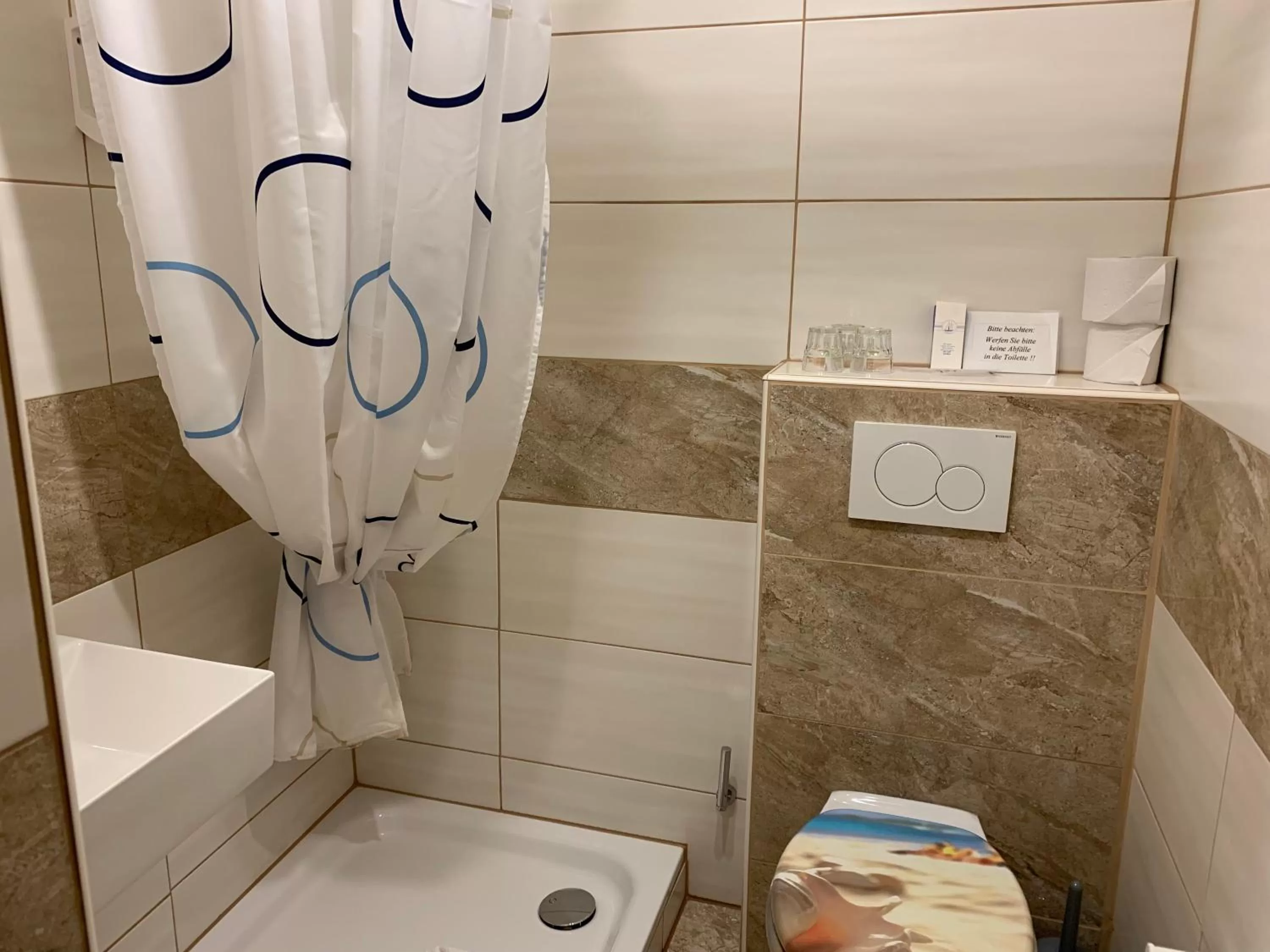 Bathroom in Hotel Seemeile