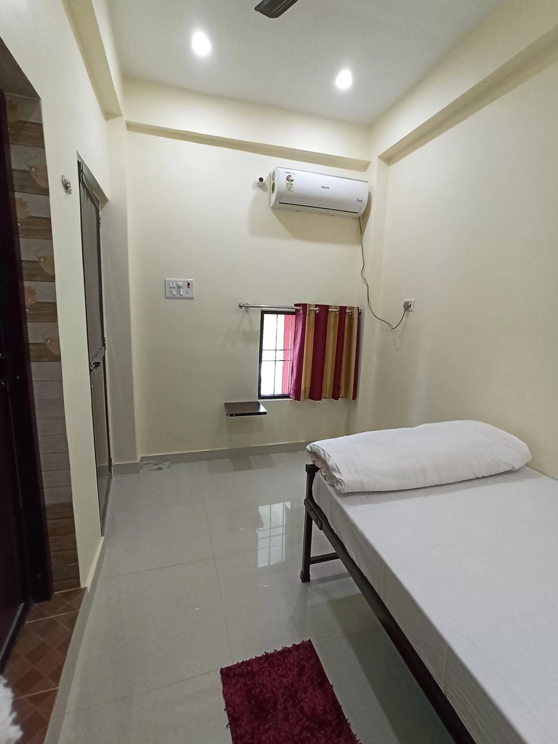 Bed in Hotel Saraswati Palace