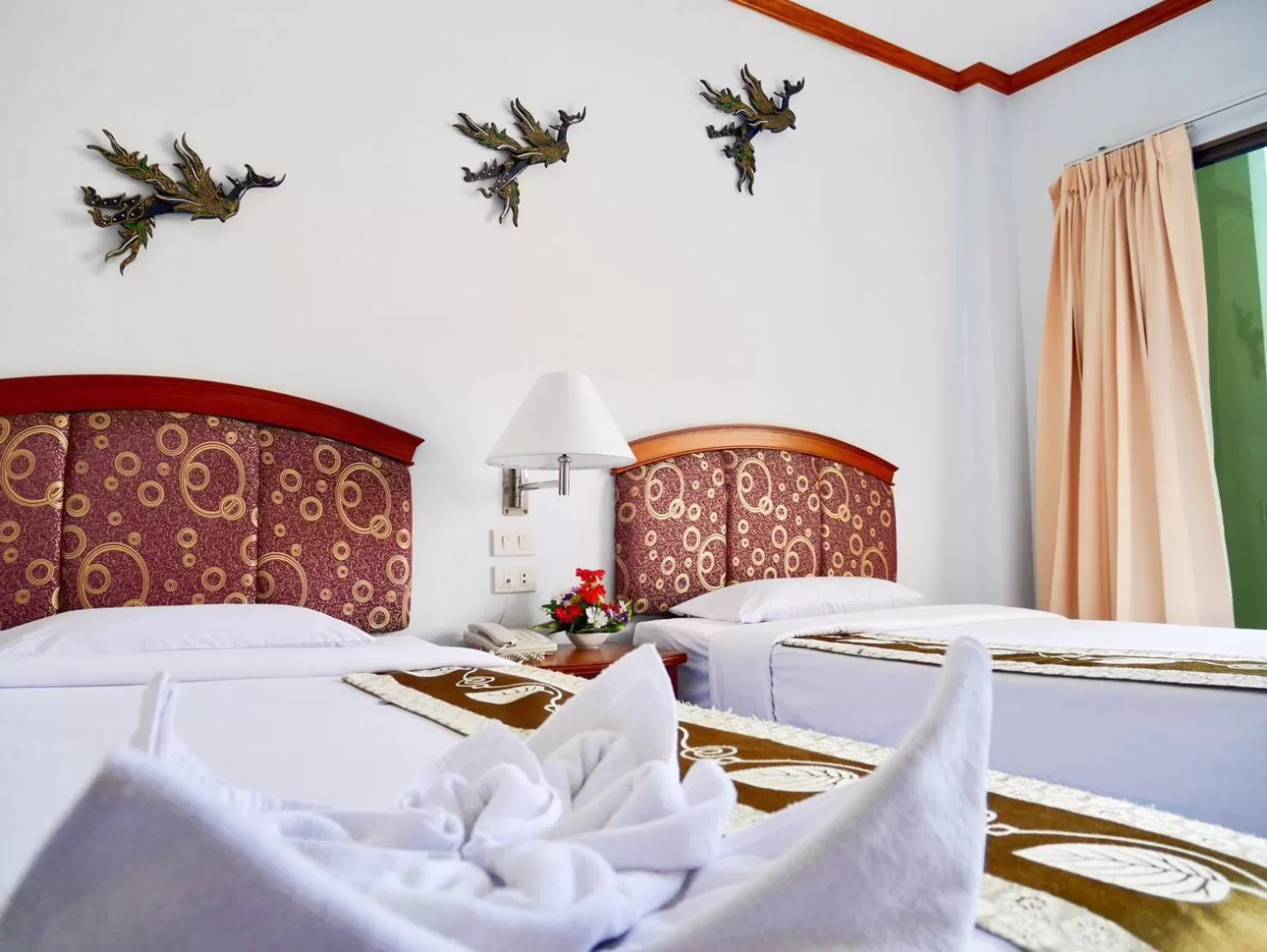 Bed in Krabi Golden Hill Hotel